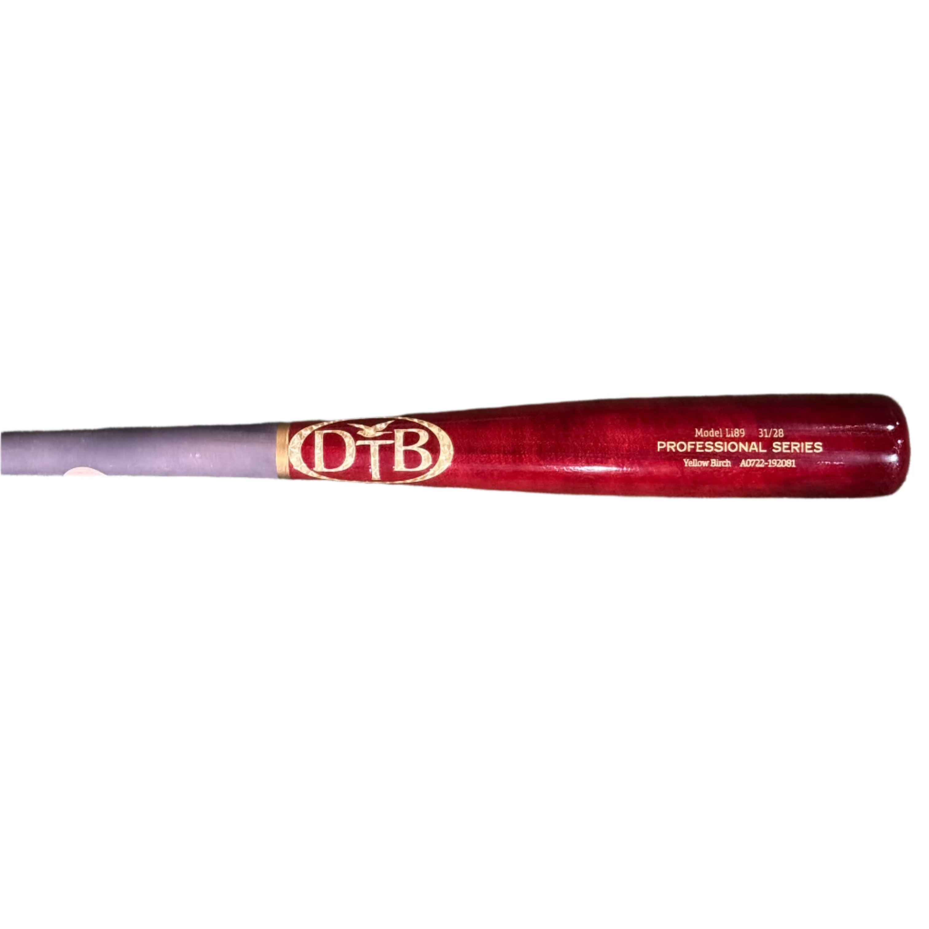 Dove Tail Bats Li89 Birch Steel/Cherry Wood Baseball Bat