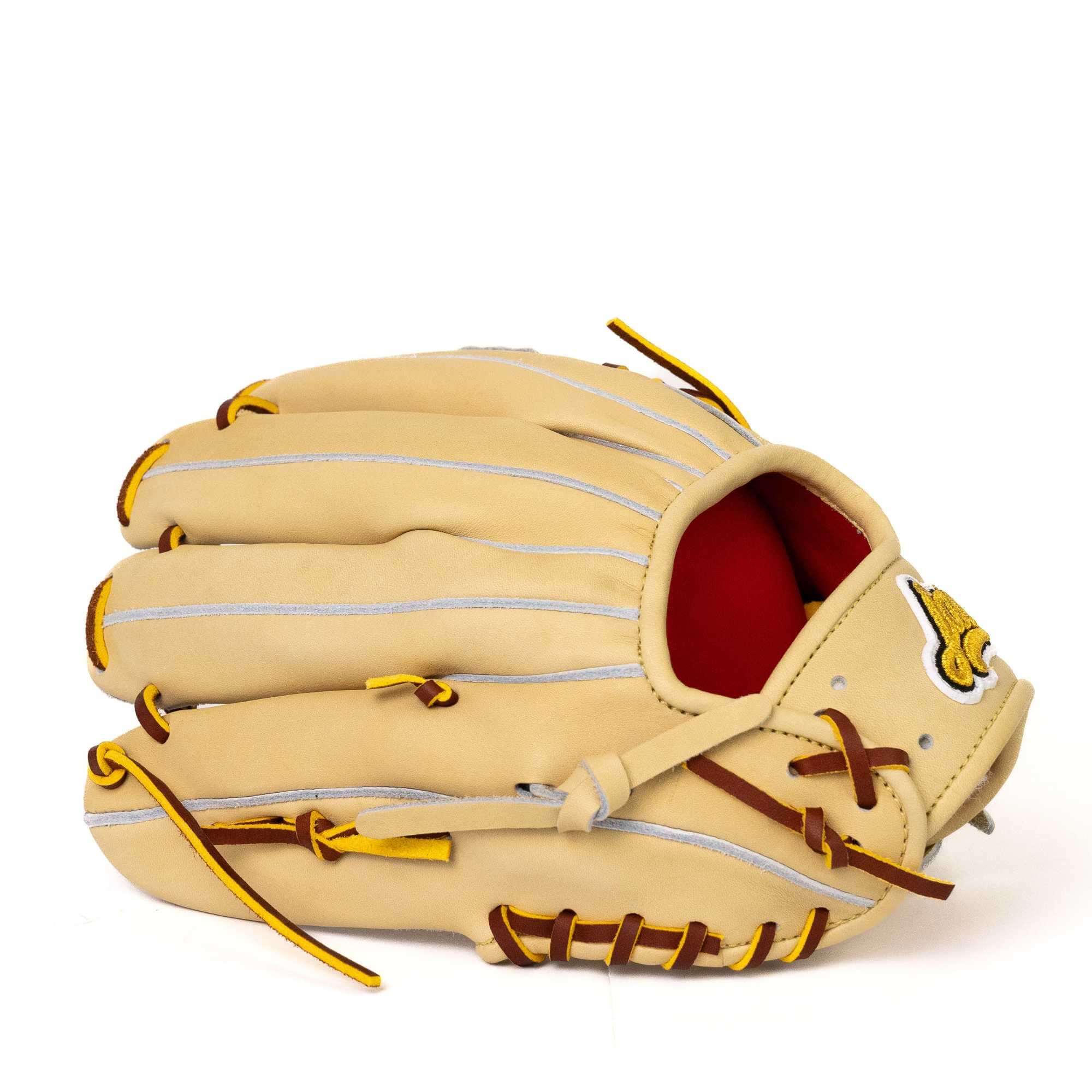 Jax Fielding Glove DM-5 Infield 11.5" blonde leather design with extra-large pocket for secure ball control.