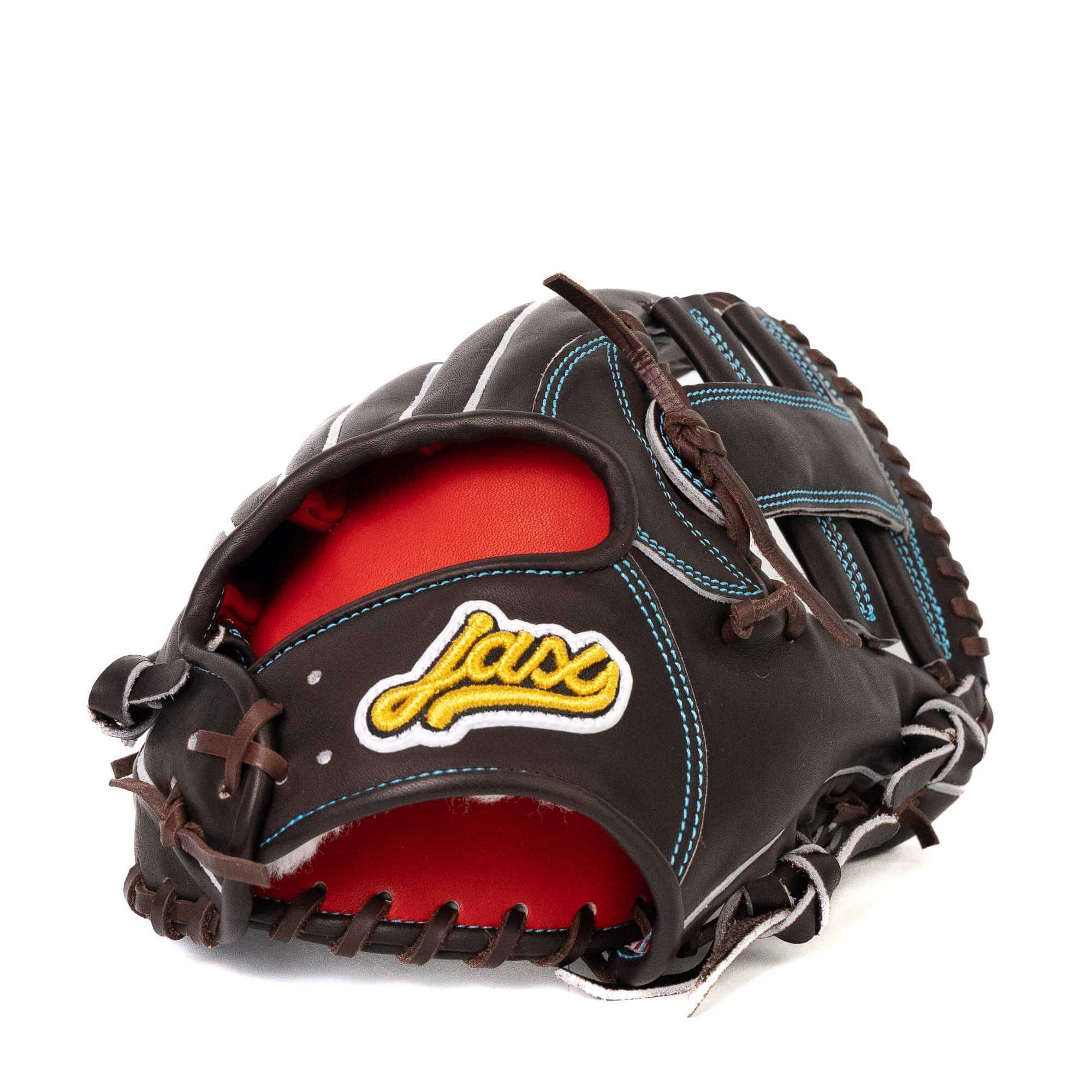 Jax EN-7 infield glove in chocolate color featuring deep pocket and flexible design for precision play.