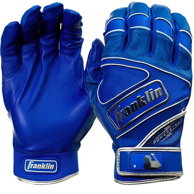 Franklin Chrome Powerstrap Adult Batting Gloves