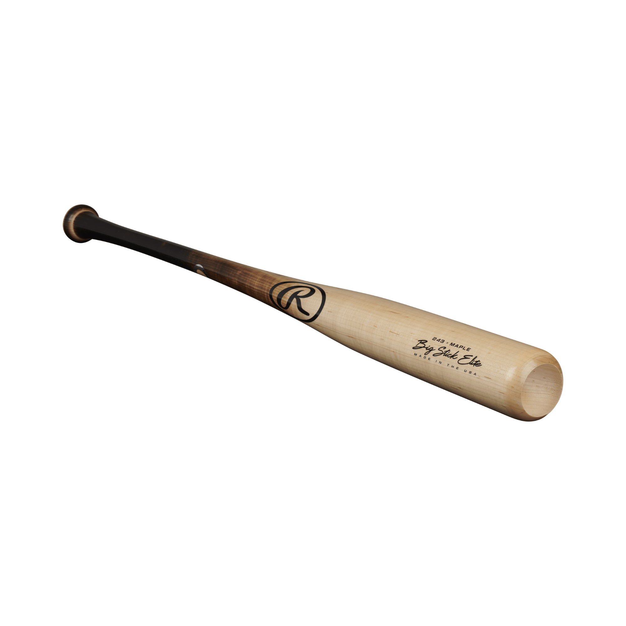 Rawlings Big Stick Elite 243 Maple Wood Bat with flame treated handle.