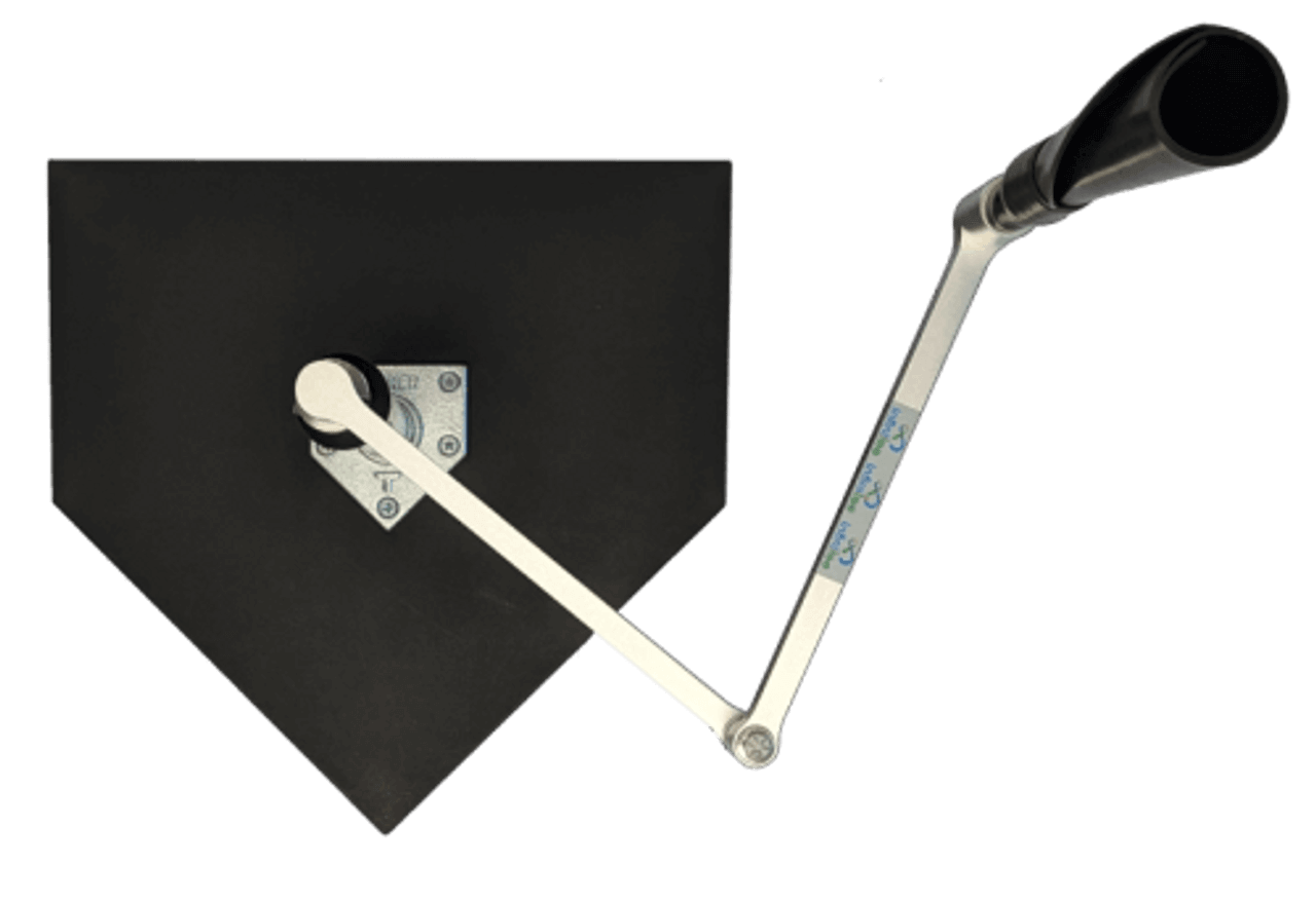 Tanner Infinitee Batting Tee with adjustable swing arm for improving young hitters' contact consistency.