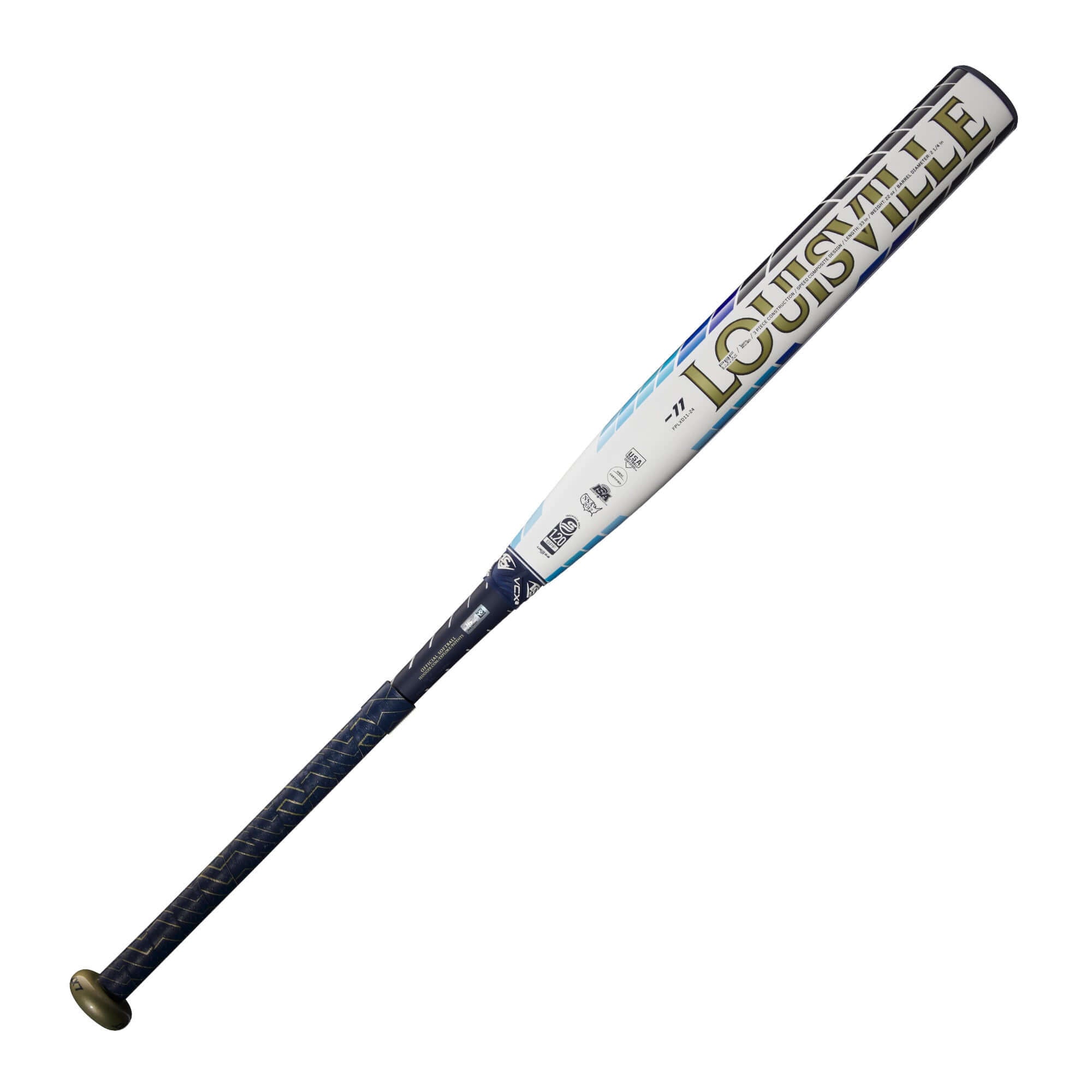 Louisville Slugger 2024 LXT (-11) Fastpitch Bat featuring a lightweight design and PBF Technology™ for optimal performance.