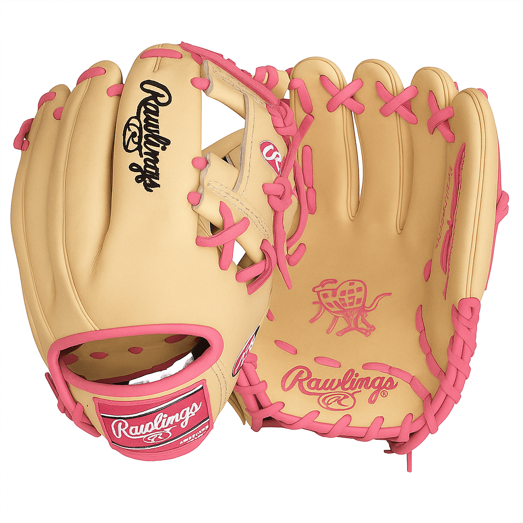 Rawlings Heart of the Hide Custom Infield 11.75 Camel/Pink