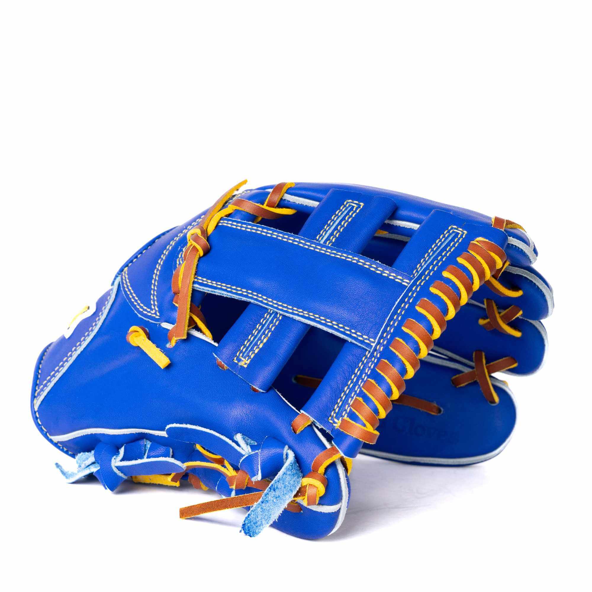 Single Post web view of Jax EN-7 Fielding Glove Blue 11.5-inch.