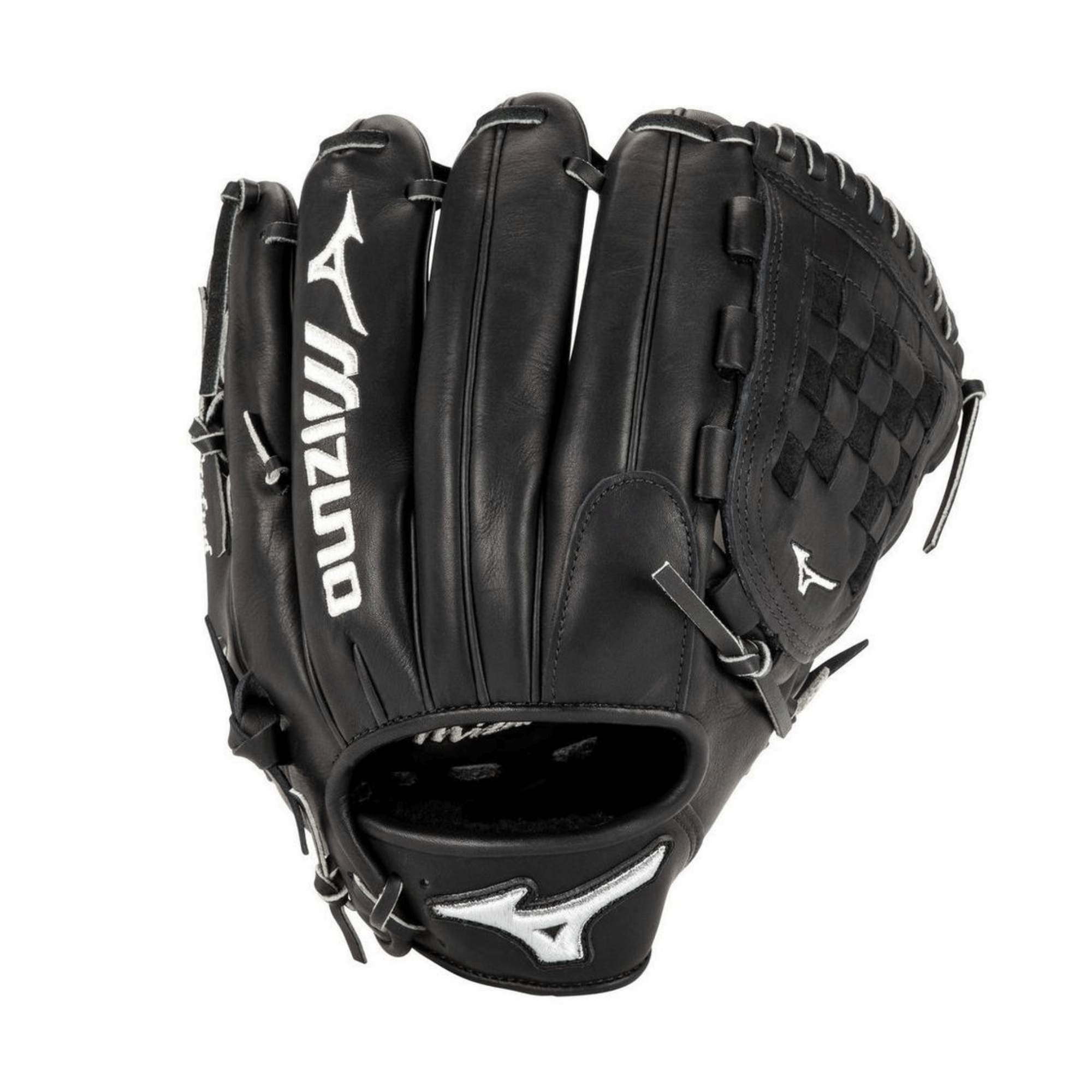 Mizuno Pro Corey Kluber GMP2CK-100DT 12 LHT Black-Silver baseball glove front view