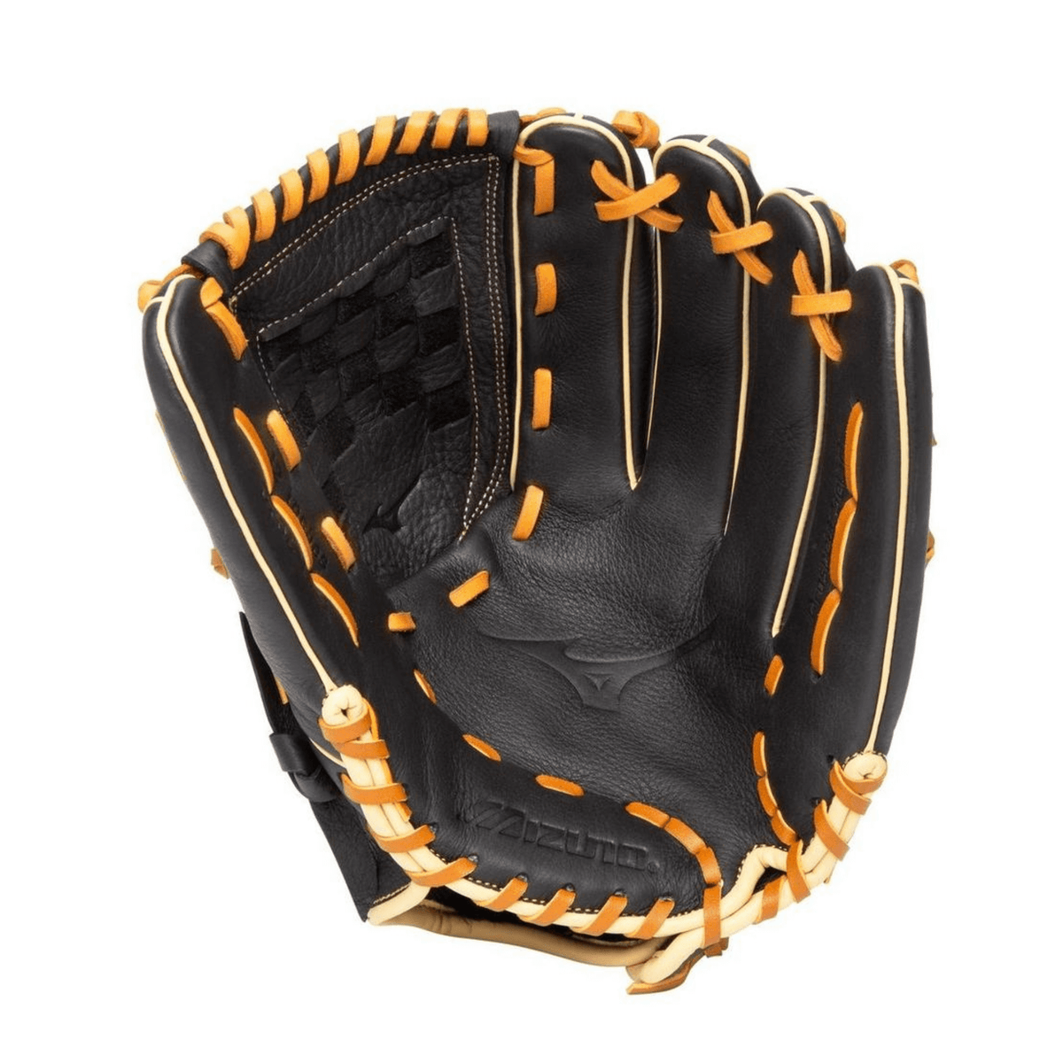 Mizuno GPSL1201 Prospect Select 12 RH Black-Brown baseball glove, full grain leather.