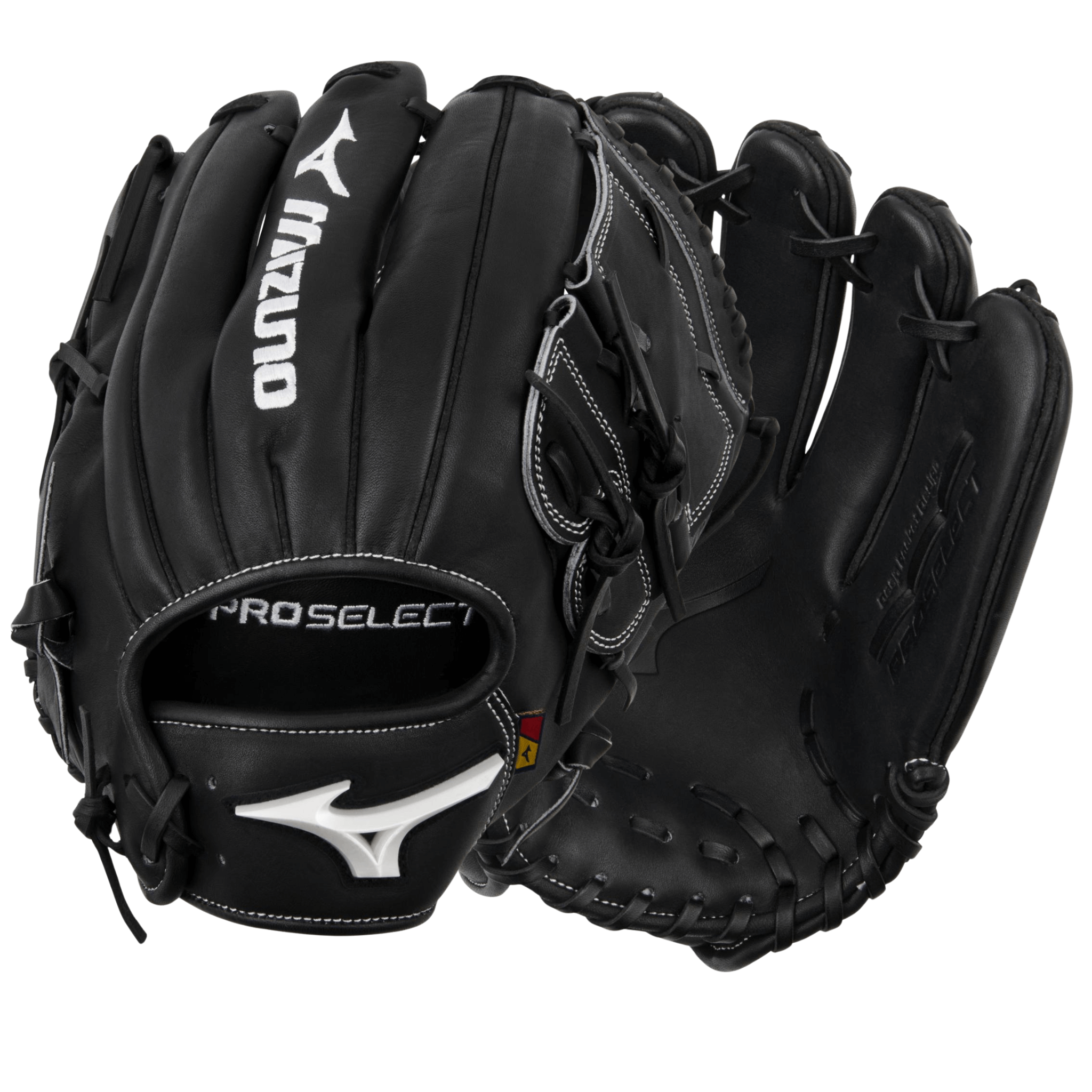 Mizuno GPS-11D Pro Select 12" baseball glove in premium Steerhide leather, designed for durability and comfort.