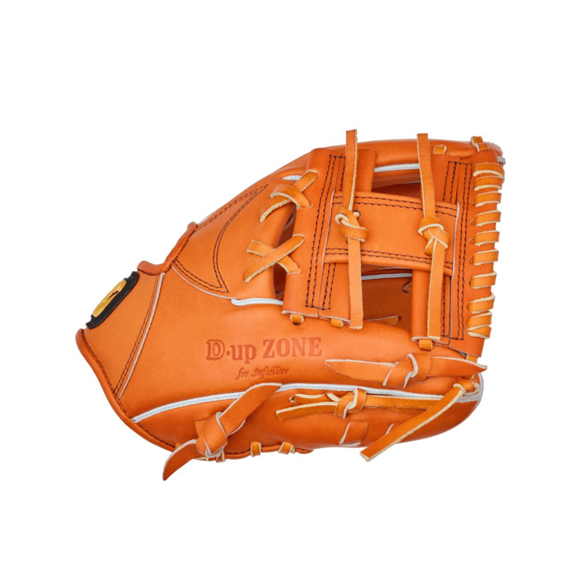 Mizuno Pro D-Up Zone July Limited Edition glove 89' orange 11.25", made in Japan with Deguchi Kip leather.