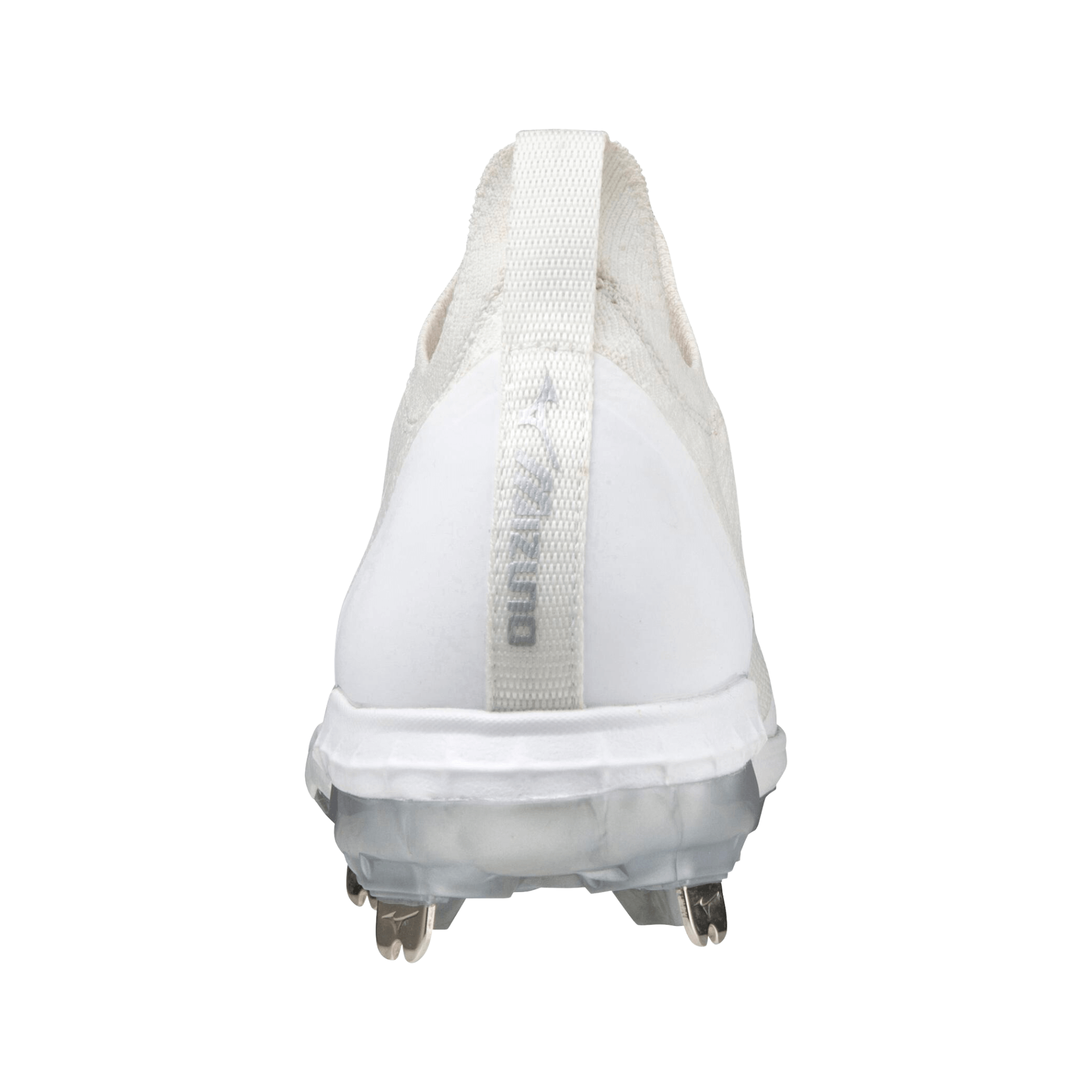 Mizuno Dominant Knit Men’s Metal Baseball Cleat White, full knit upper for natural fit