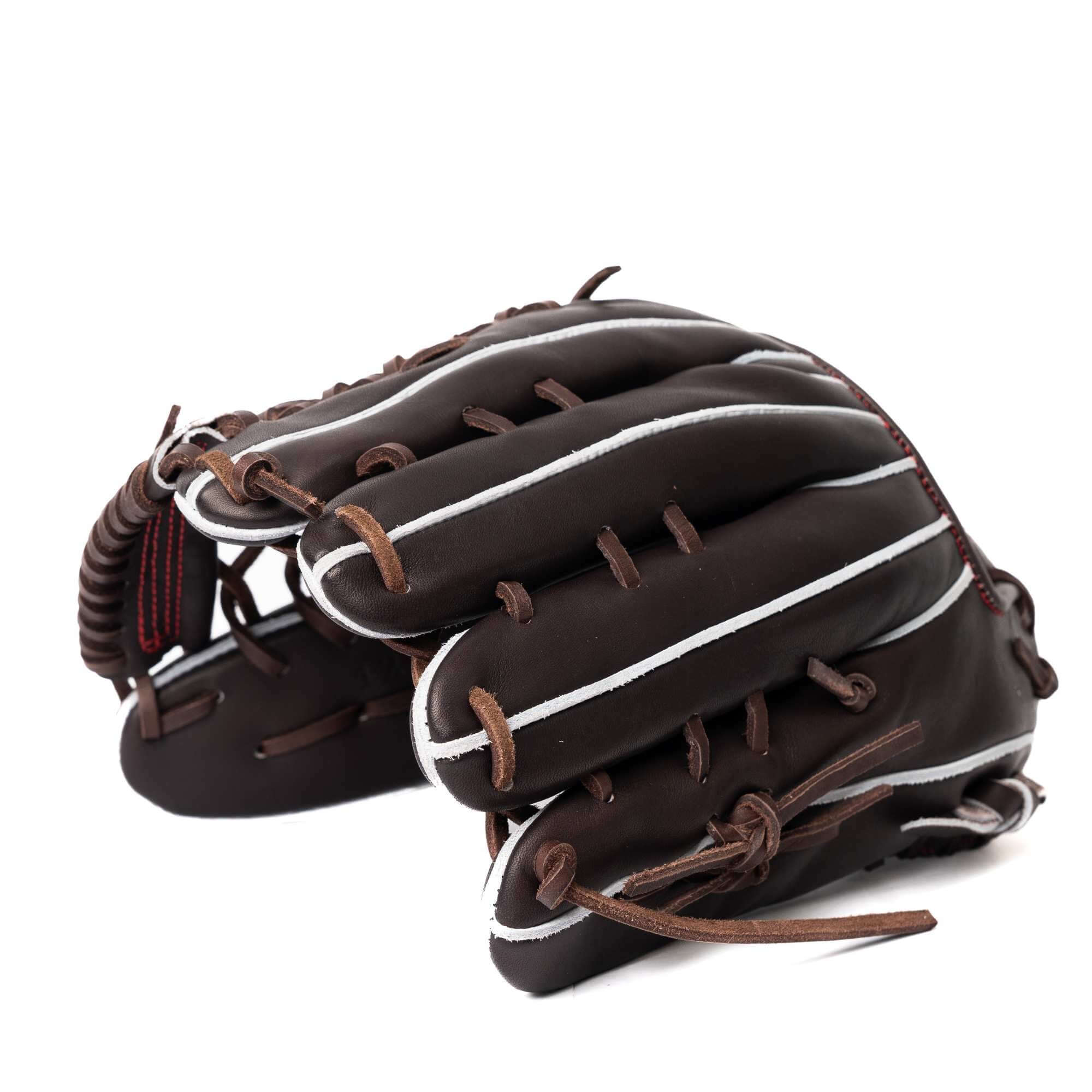 Jax Fielding Glove LJ-10 Outfield Chocolate Trap 12.5" for enhanced ball control and flexibility.