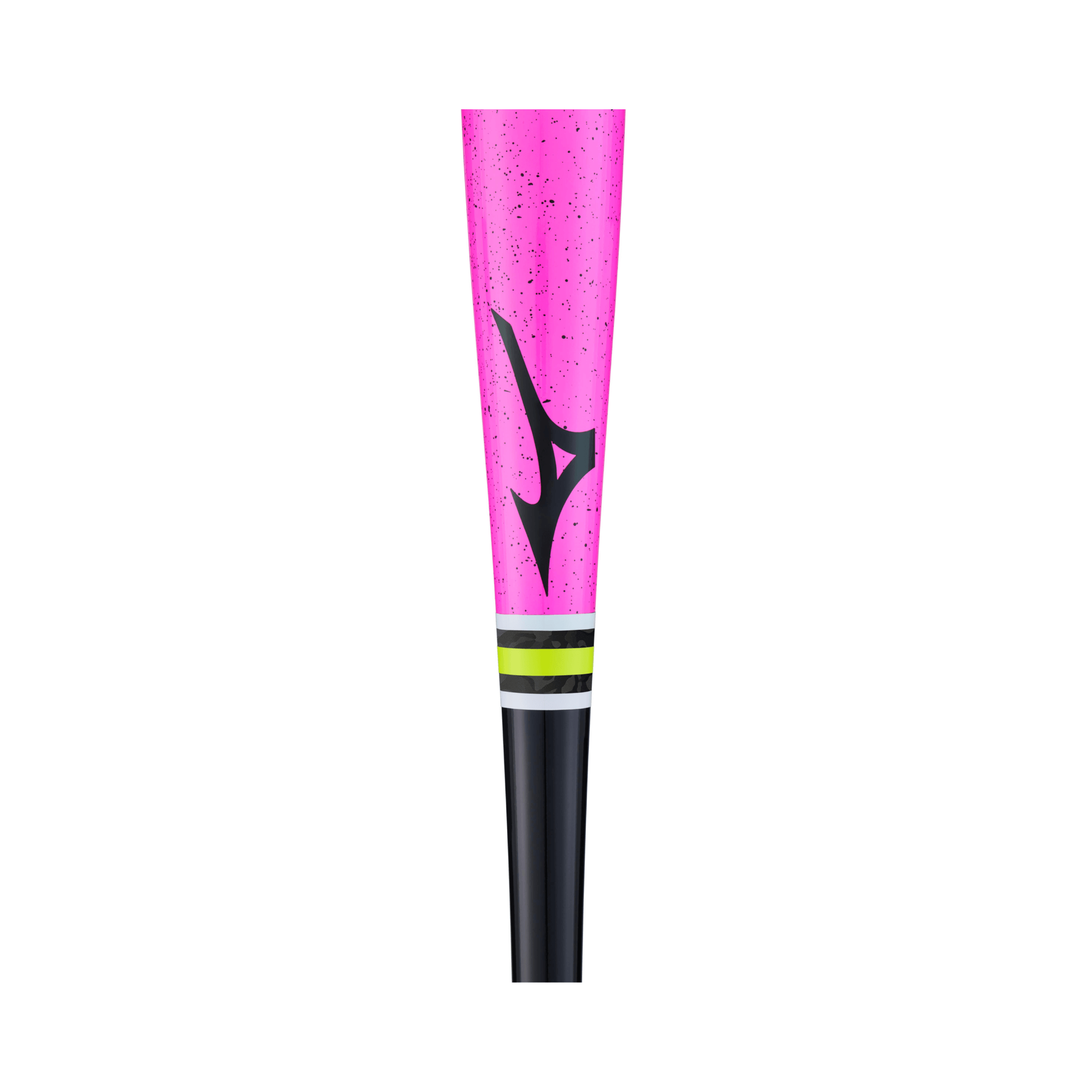 Mizuno Pro MZM 271 Pink Glo Maple wood bat handle detail showing smooth matte finish and premium craftsmanship
