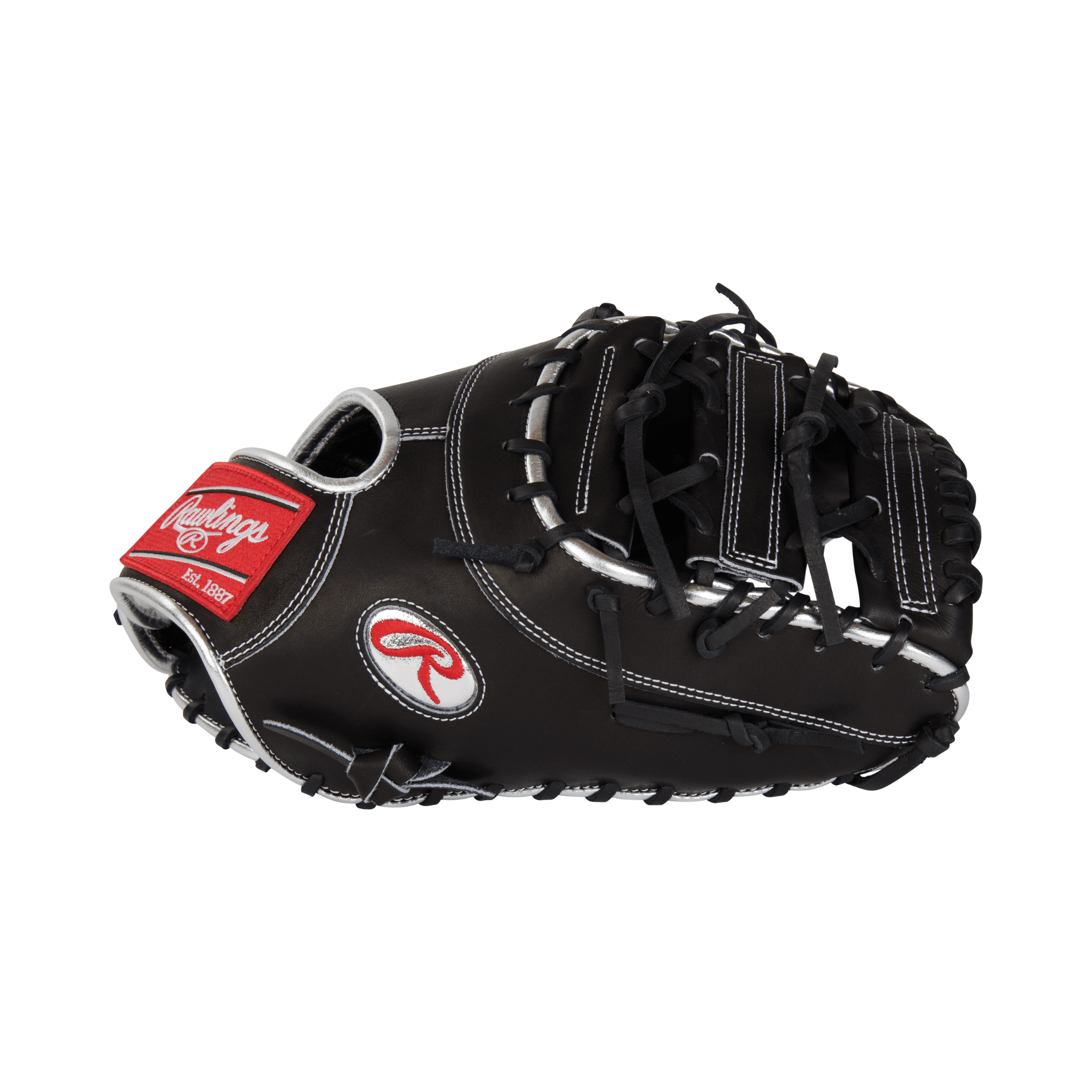 Rawlings Pro Preferred First Base Mitt 12.75 LHT, Anthony Rizzo pattern, kip leather, platinum Oval-R patch.