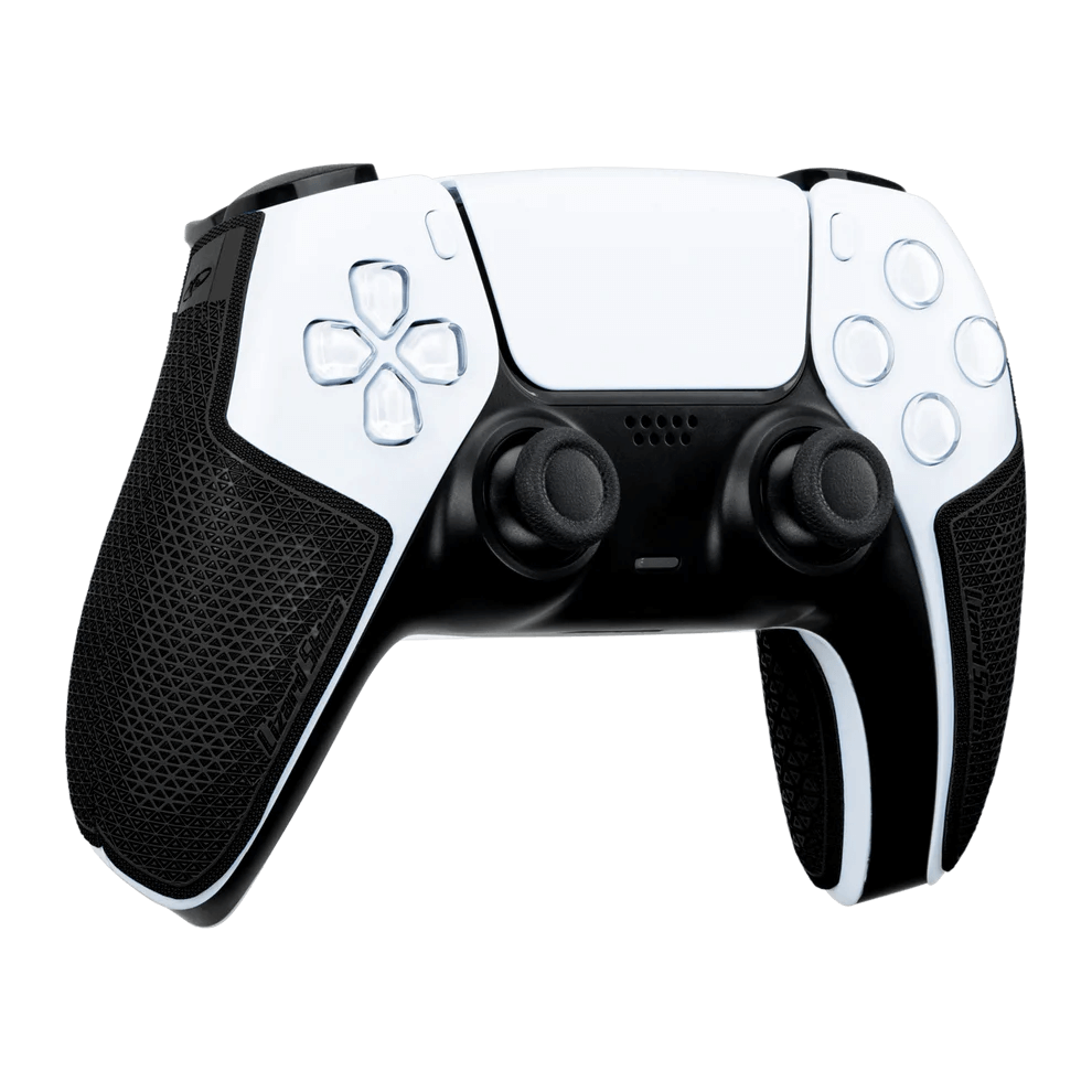 Lizard Skins DSP Controller Grip for PS5 in Jet Black providing enhanced comfort and control for gamers.