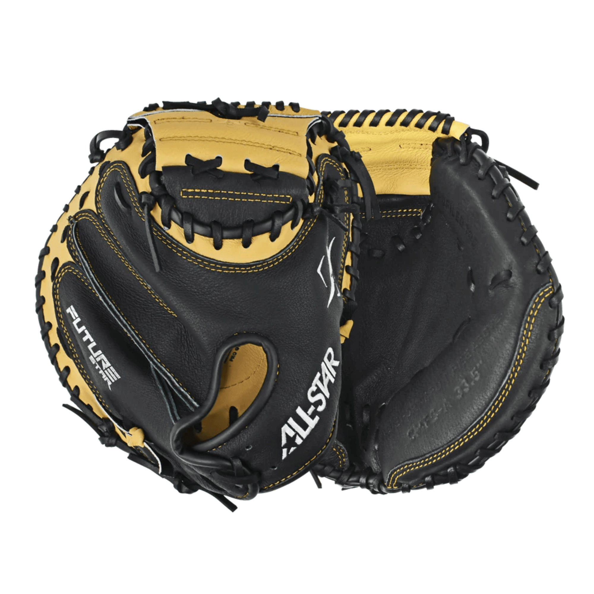 All-Star Youth Future Star Catcher's Mitt 31.5" with lightweight construction and easy-to-lace wrist closure.