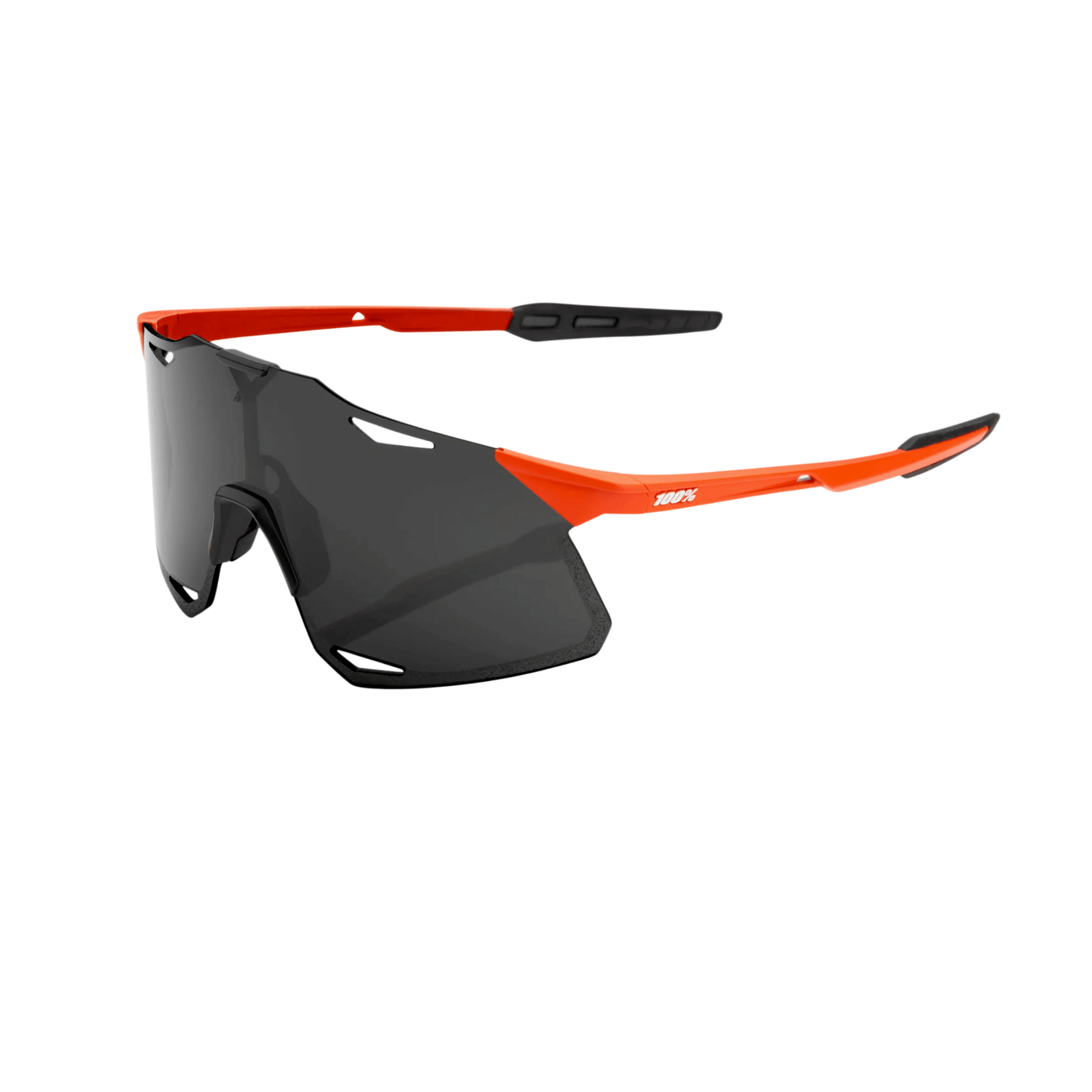 100% Hypercraft Matte Oxyfire Sunglasses with Smoke Lens
