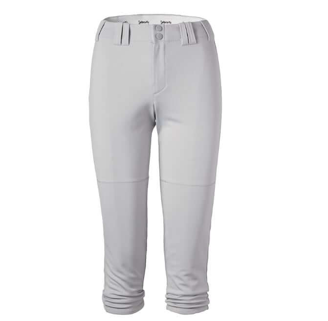 Intensity Woman Low Rise Pick Off Loop Pant in Grey, featuring durable polyester, elastic waistband, and moisture management technology.