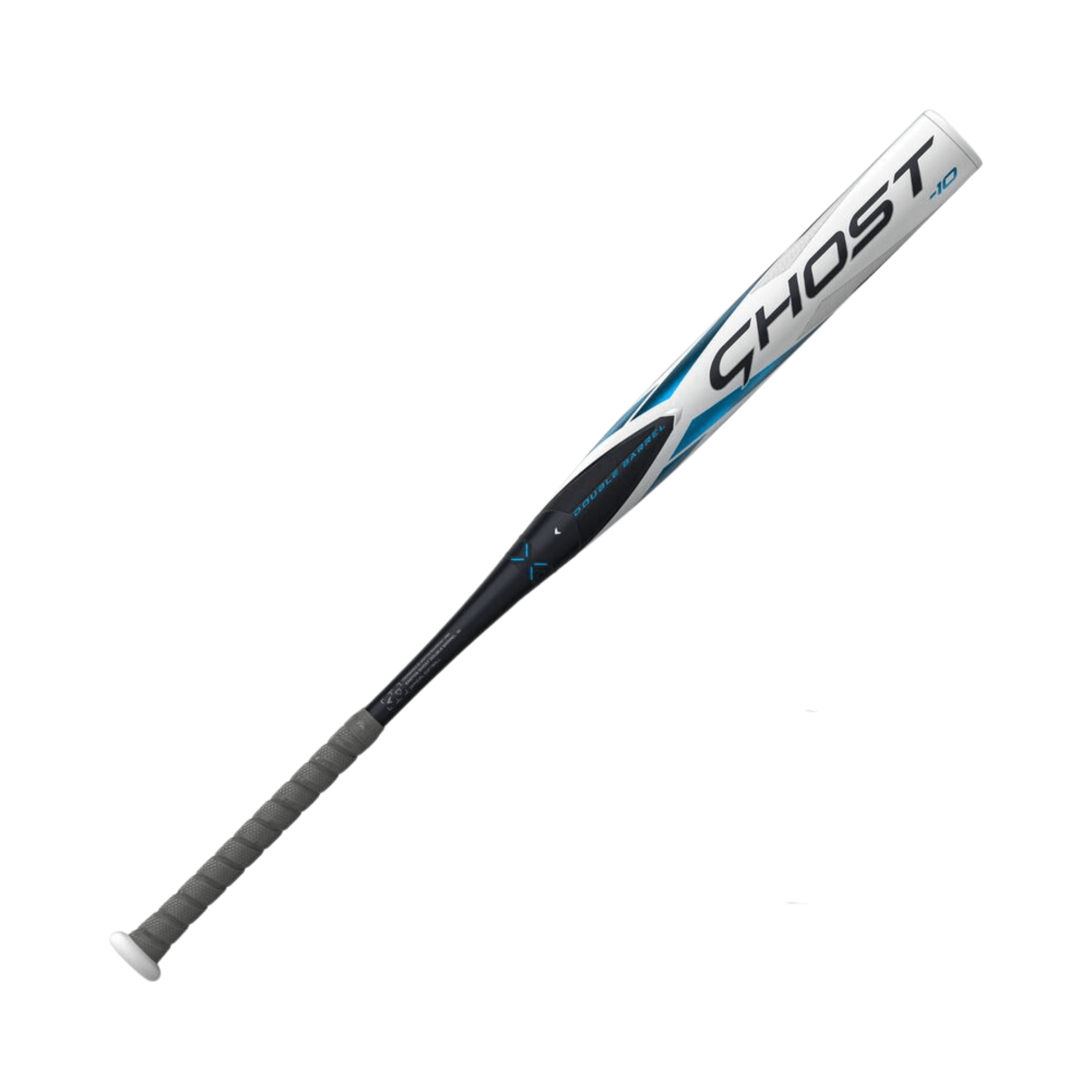 Easton Ghost -10 Fastpitch Softball Bat with double-barrel design and ConneXion joint for reduced vibration.