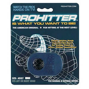 ProHitter Batting Aid packaging for enhancing swing and power in baseball and softball, suitable for all players.