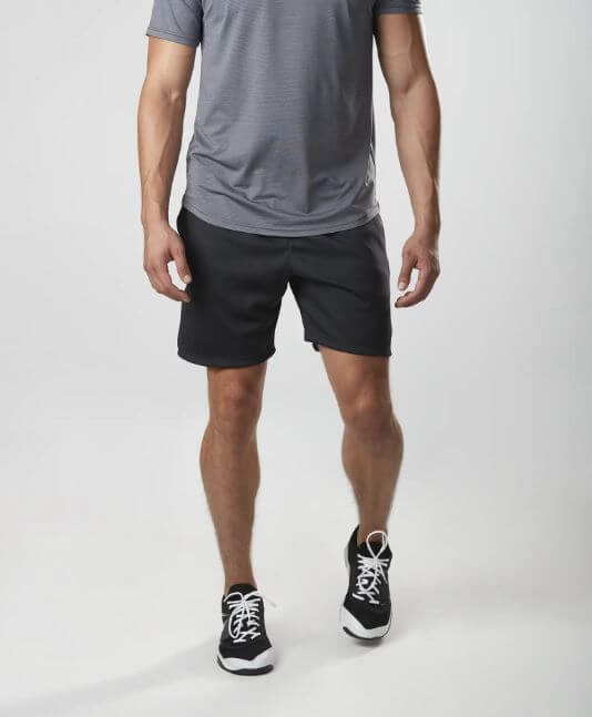 Black EvoShield Men's Pro Team Training Short 2.0 front view