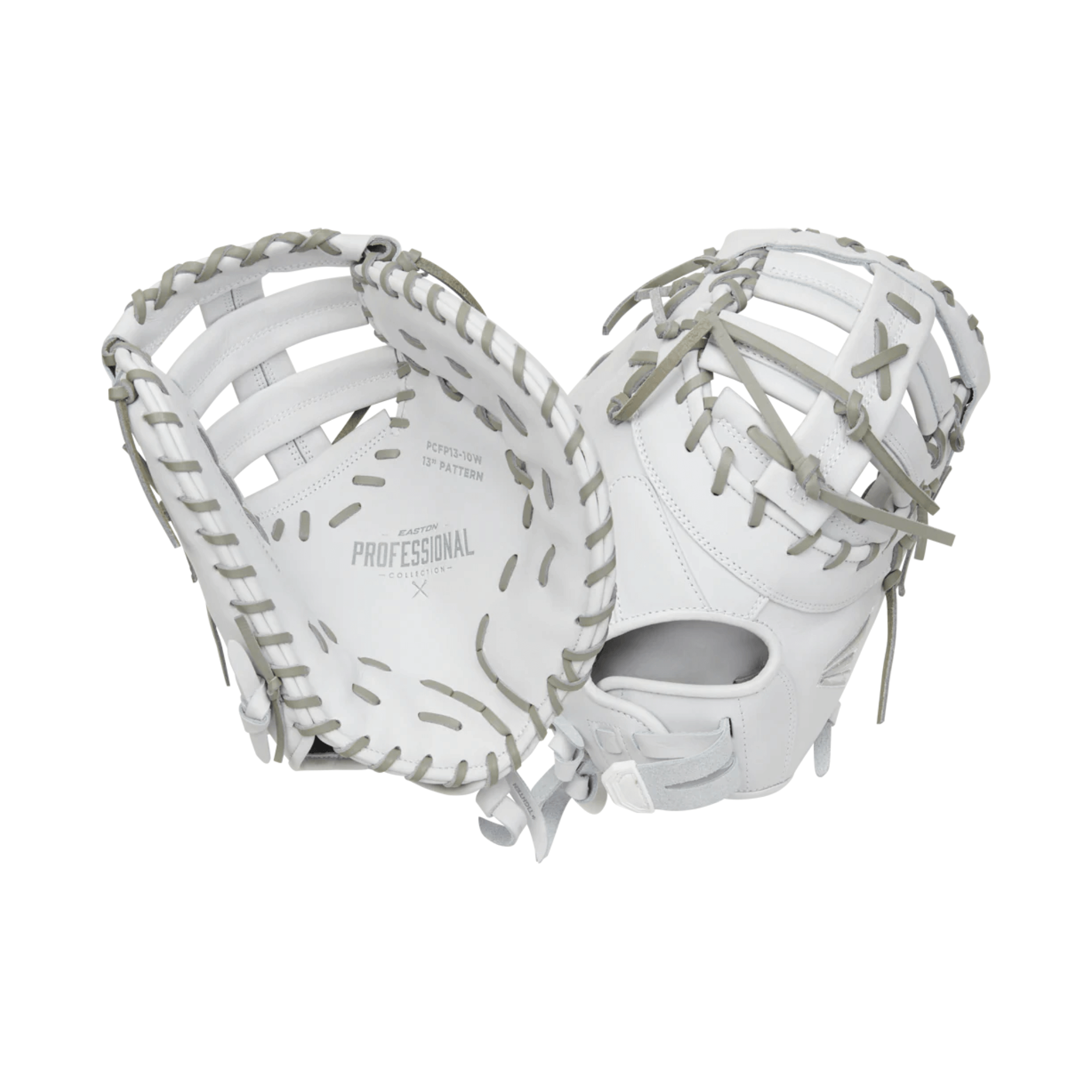 Easton Pro Collection 13" first base mitt softball glove, premium steerhide leather, Quantum Closure System.
