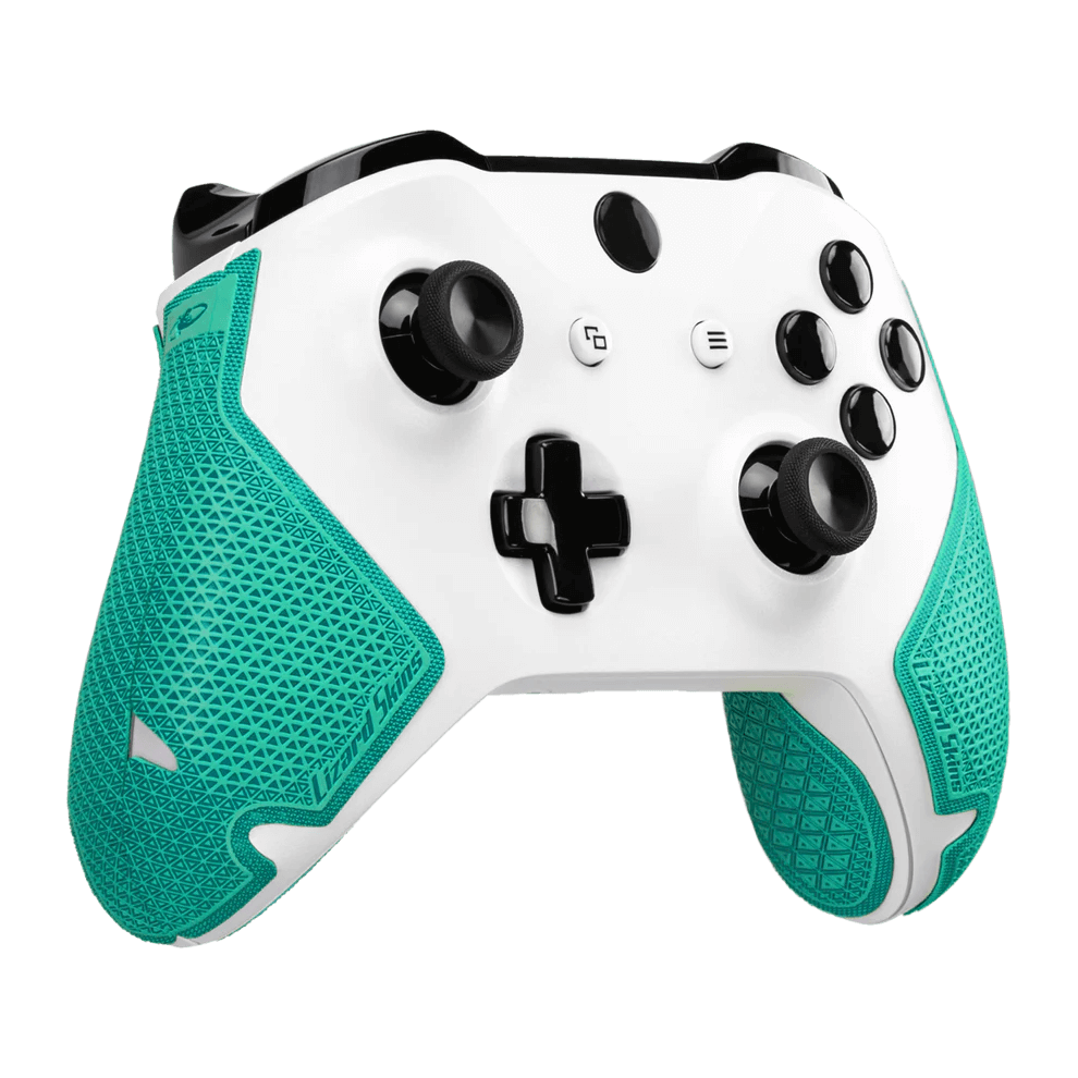 Lizard Skins DSP Controller Grip for Xbox One in teal, featuring a slip-resistant, multi-textured grip for enhanced control.