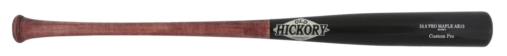 Old Hickory AR13 Pro Maple Cup baseball bat with medium barrel and thin handle for balanced performance and control.