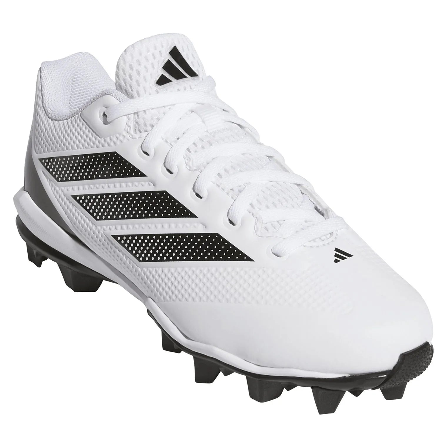 Adidas Adizero Impact 2.0 Molded Cleats Kids - White/Core Black