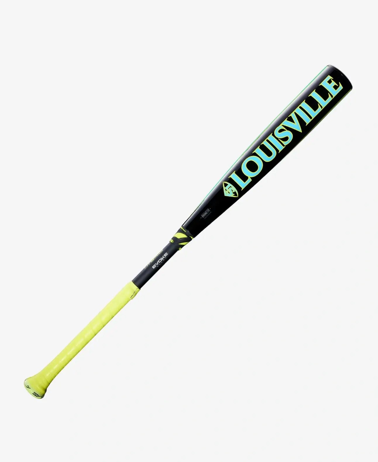 Side profile view of 2026 Louisville Slugger Atlas Hybrid Green (-3) BBCOR Baseball Bat with visible logo and graphics.