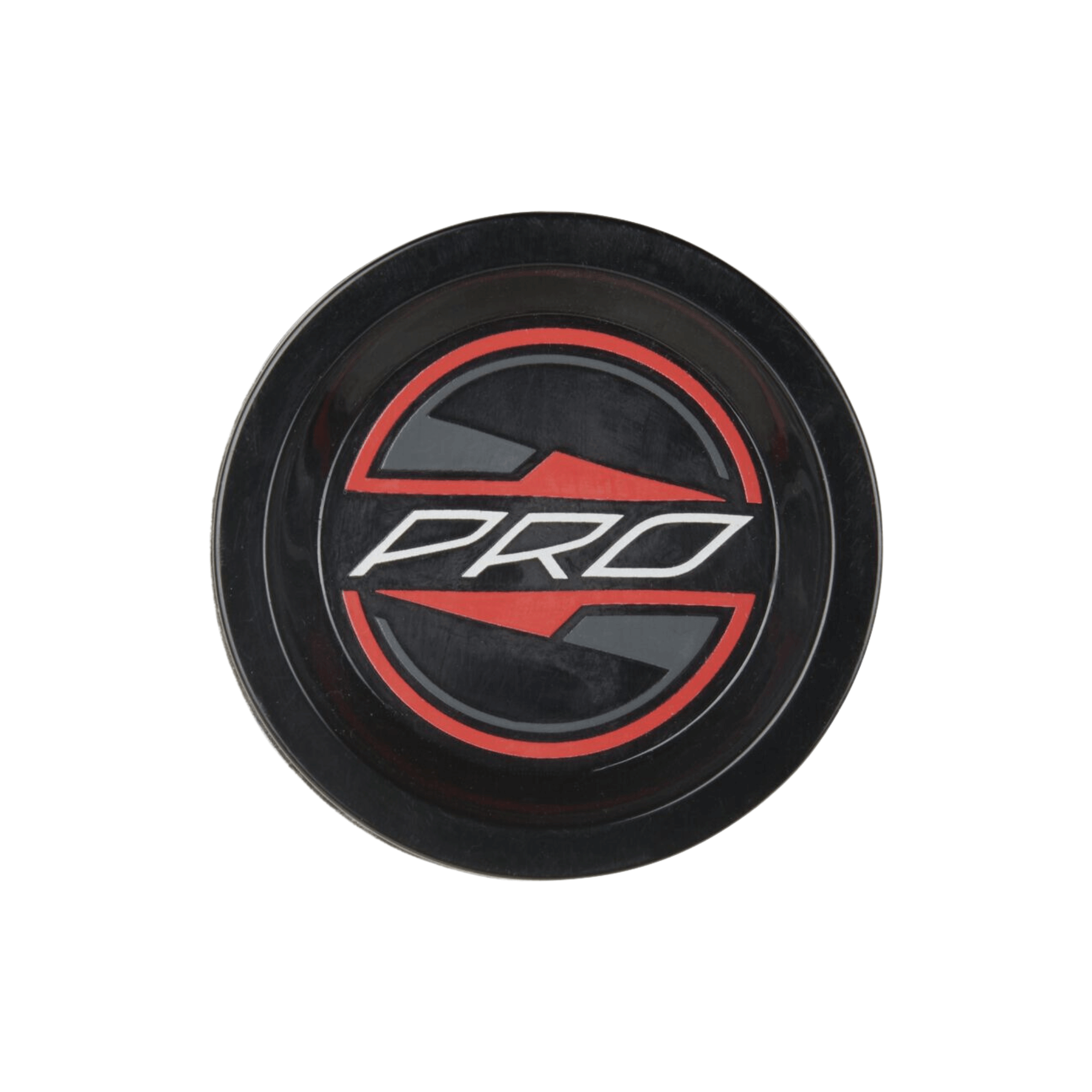 Logo of a black and red pro sports brand with a modern design and the word "PRO" prominently featured.