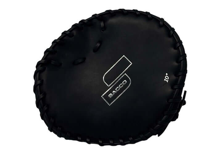 Sacco Ultra Smooth Steer 10 Flat SE Black front view, showcasing its durable design and premium finish.