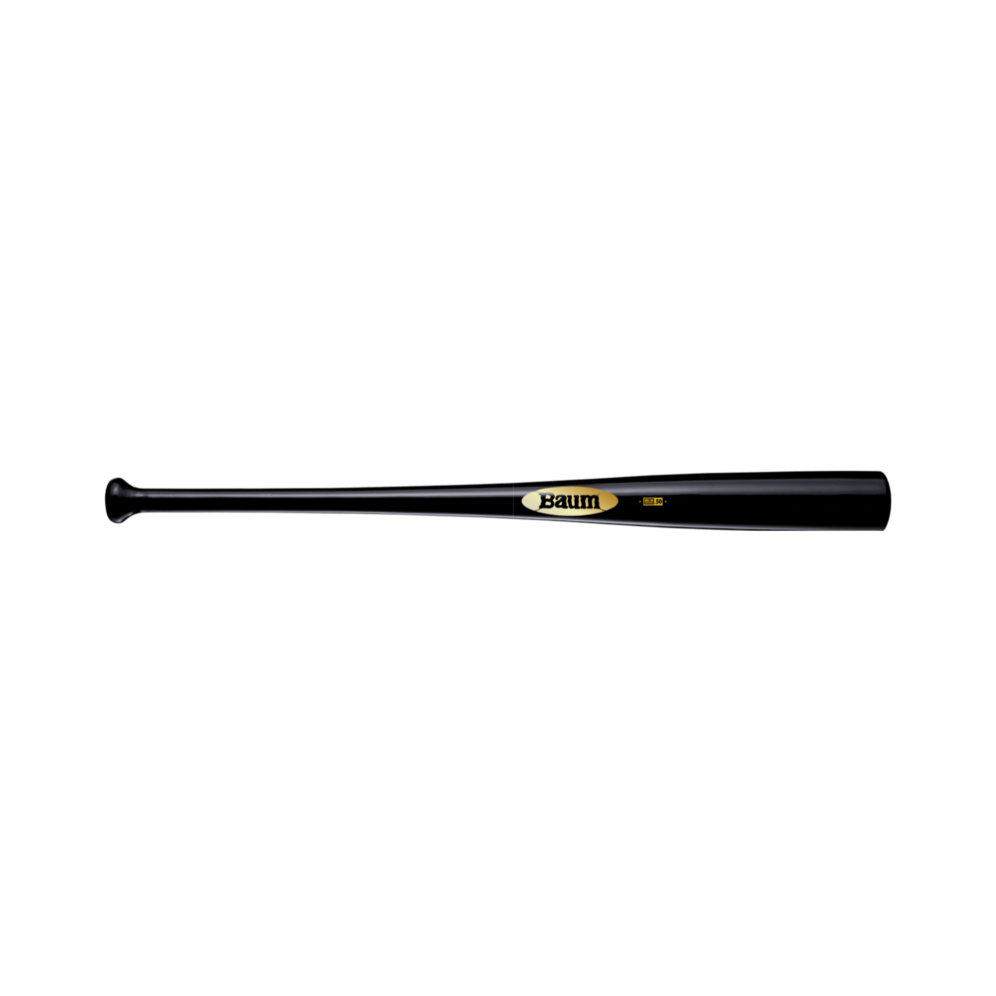 Baum Bat Maple Standard Gold Stock -3 in black, known for performance, durability, and handcrafted quality.