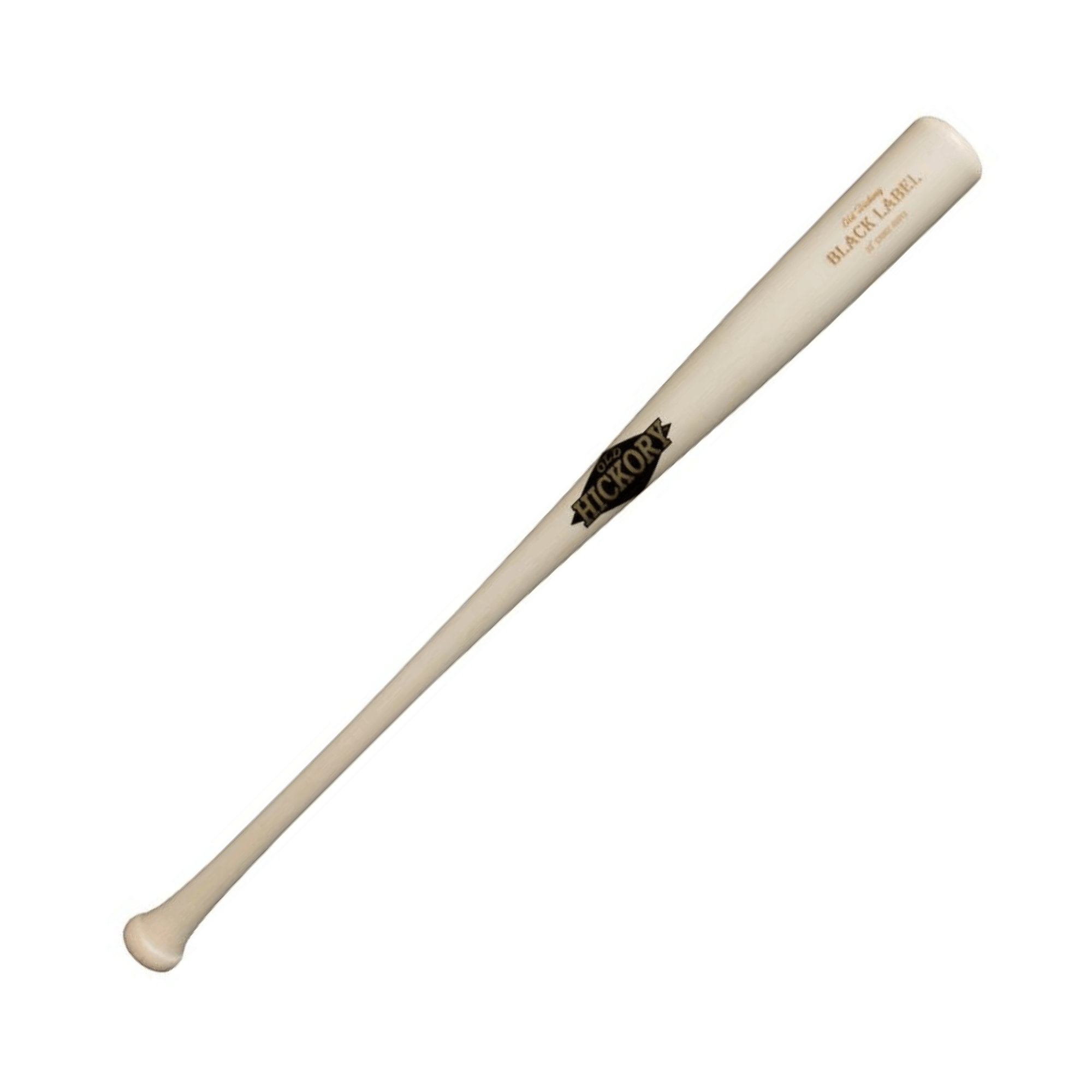 Old Hickory Black Label Natural wood bat with pro quality hard maple and large 2.5 inch barrel for optimal performance.