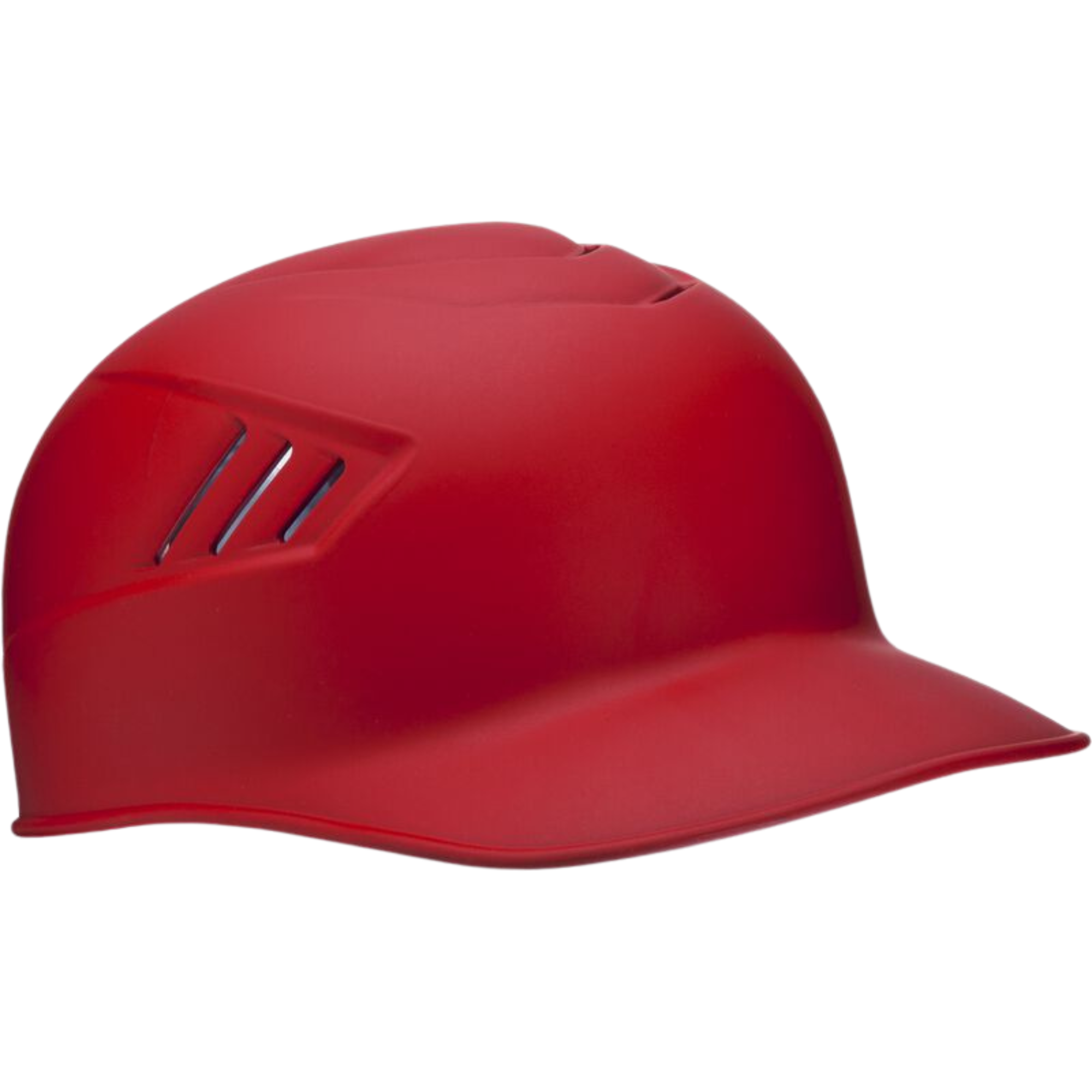 Rawlings Coolflo 1 Tone Catchers And  Base Coach Skull Cap Helmet - Matte Scarlet