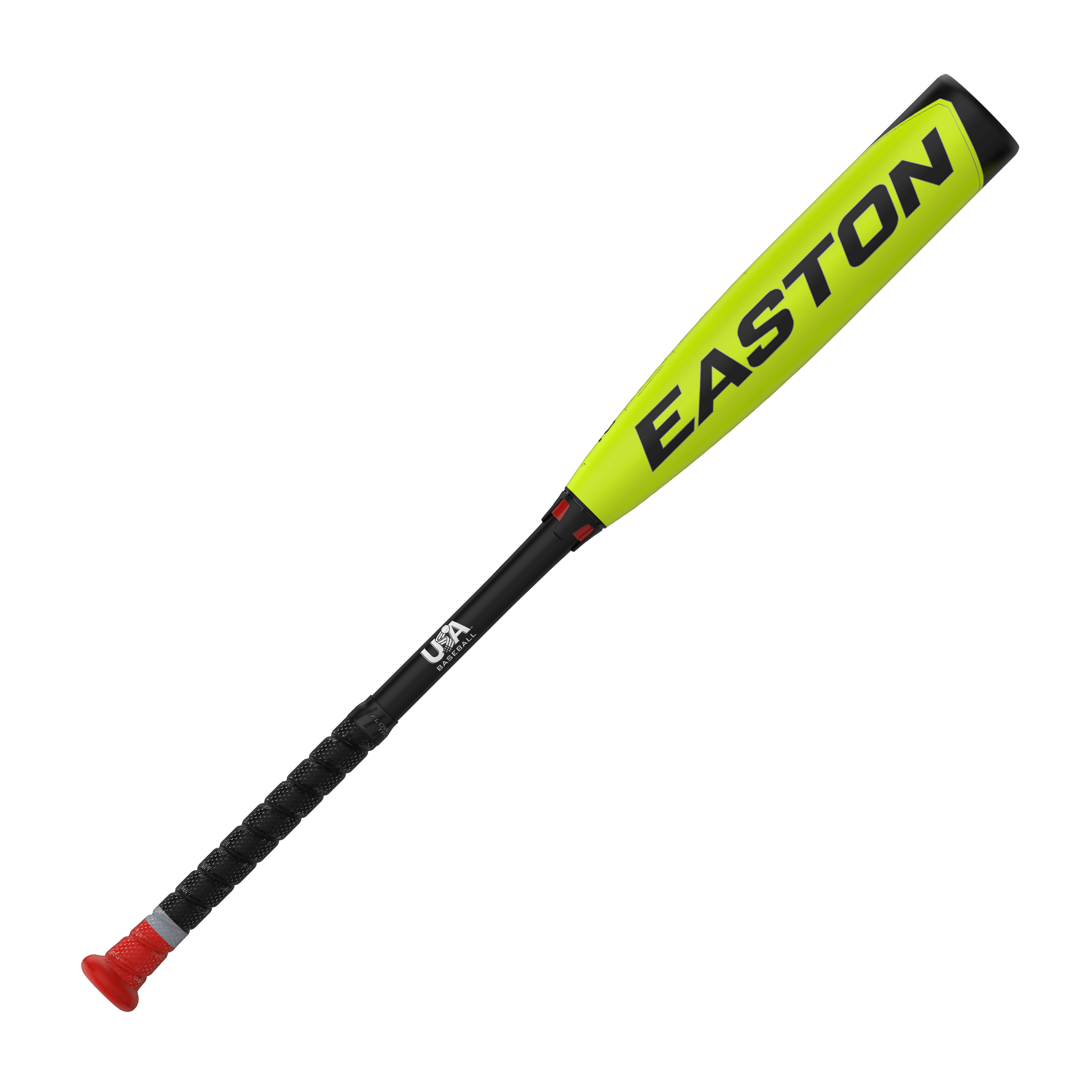 Easton ADV 360 -8 USA Youth Baseball Bat with vibrant yellow barrel and black grip, ideal for young players.