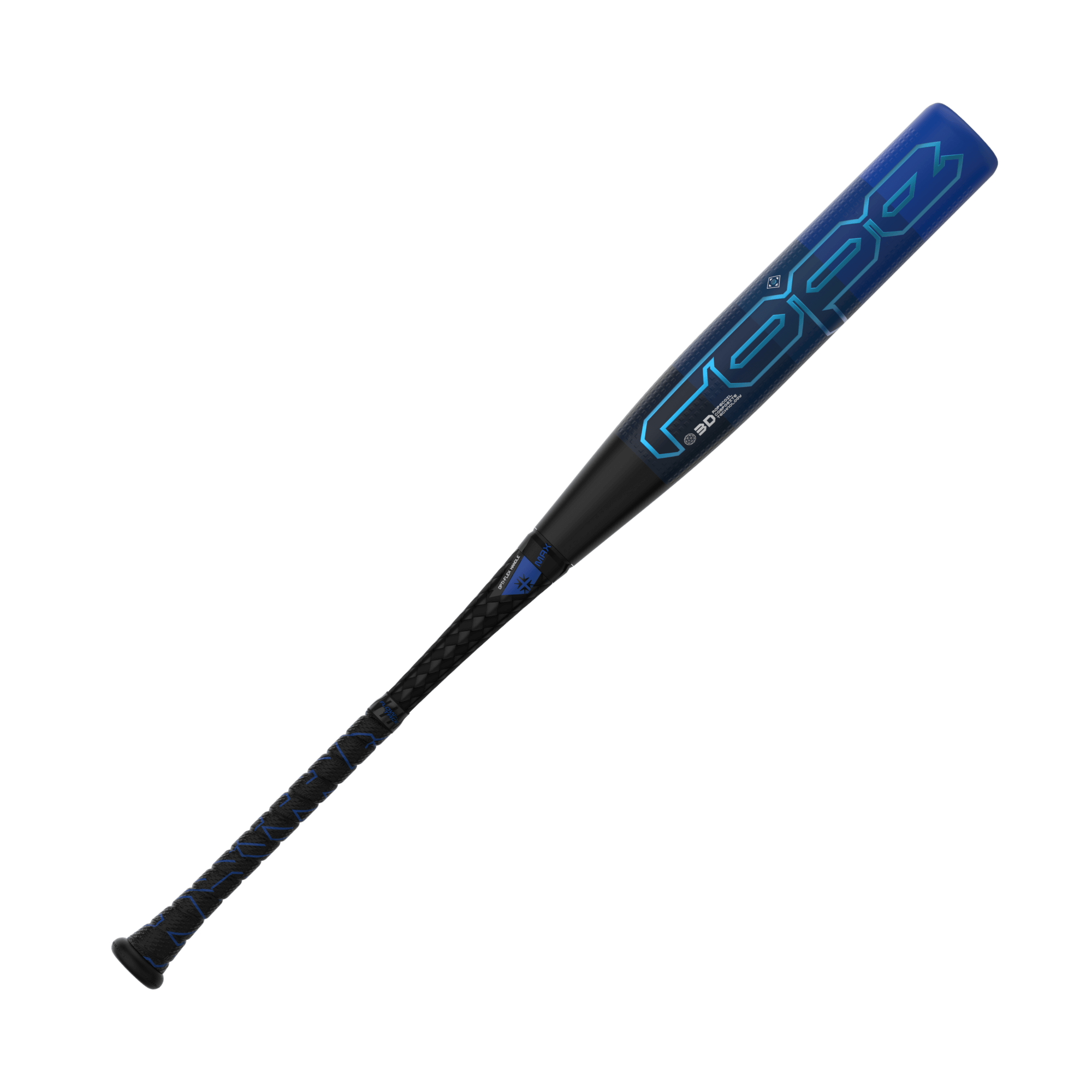 Easton 2024 Rope -3 BBCOR Baseball Bat with 2 5/8" barrel and innovative composite technology.