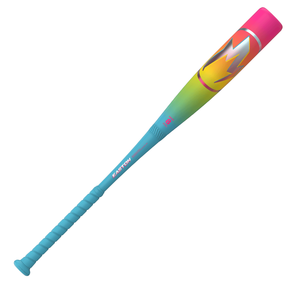 Front view of 2026 Easton Hype Fire (-8) USSSA Baseball Bat with advanced composite barrel