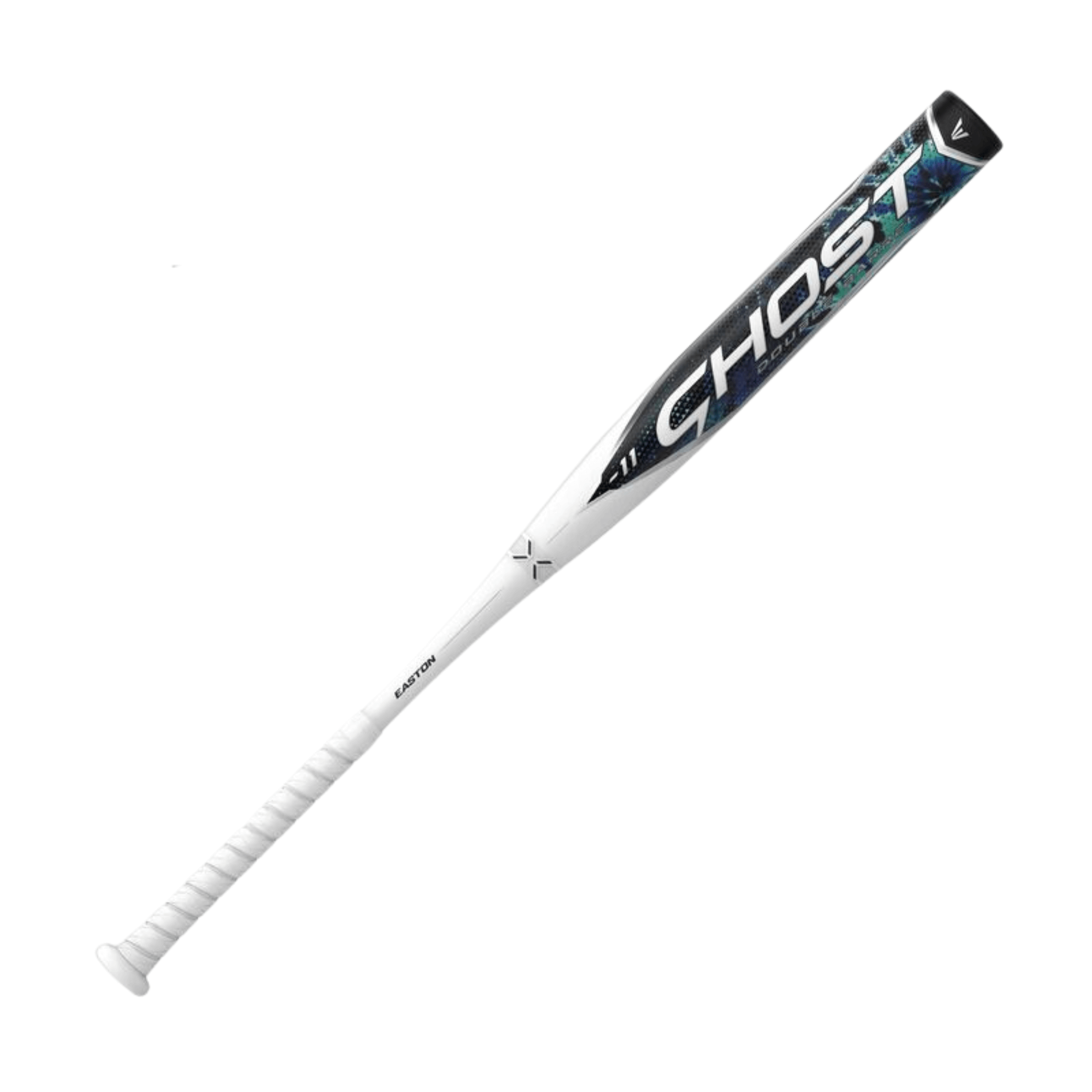 Easton Ghost Tie-Dye Fastpitch bat -11 with unique design, perfect for achieving maximum pop and feel in the game.