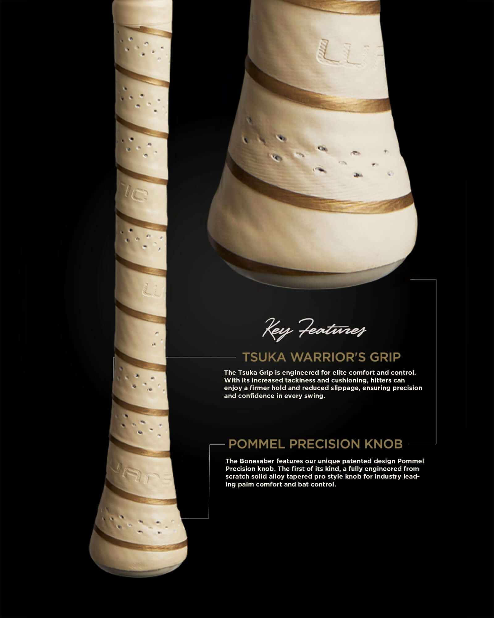 Close-up of the Katana Speed Composite Barrel, showcasing its massive size and multi-directional construction.