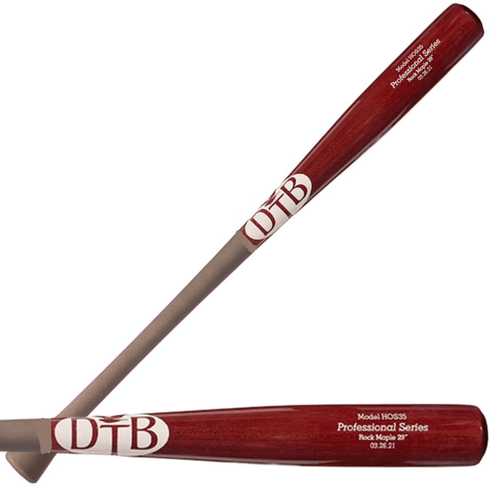 Front view of Dove Tail HOS35 Birch in cherry, showcasing knob-less design and professional craftsmanship.