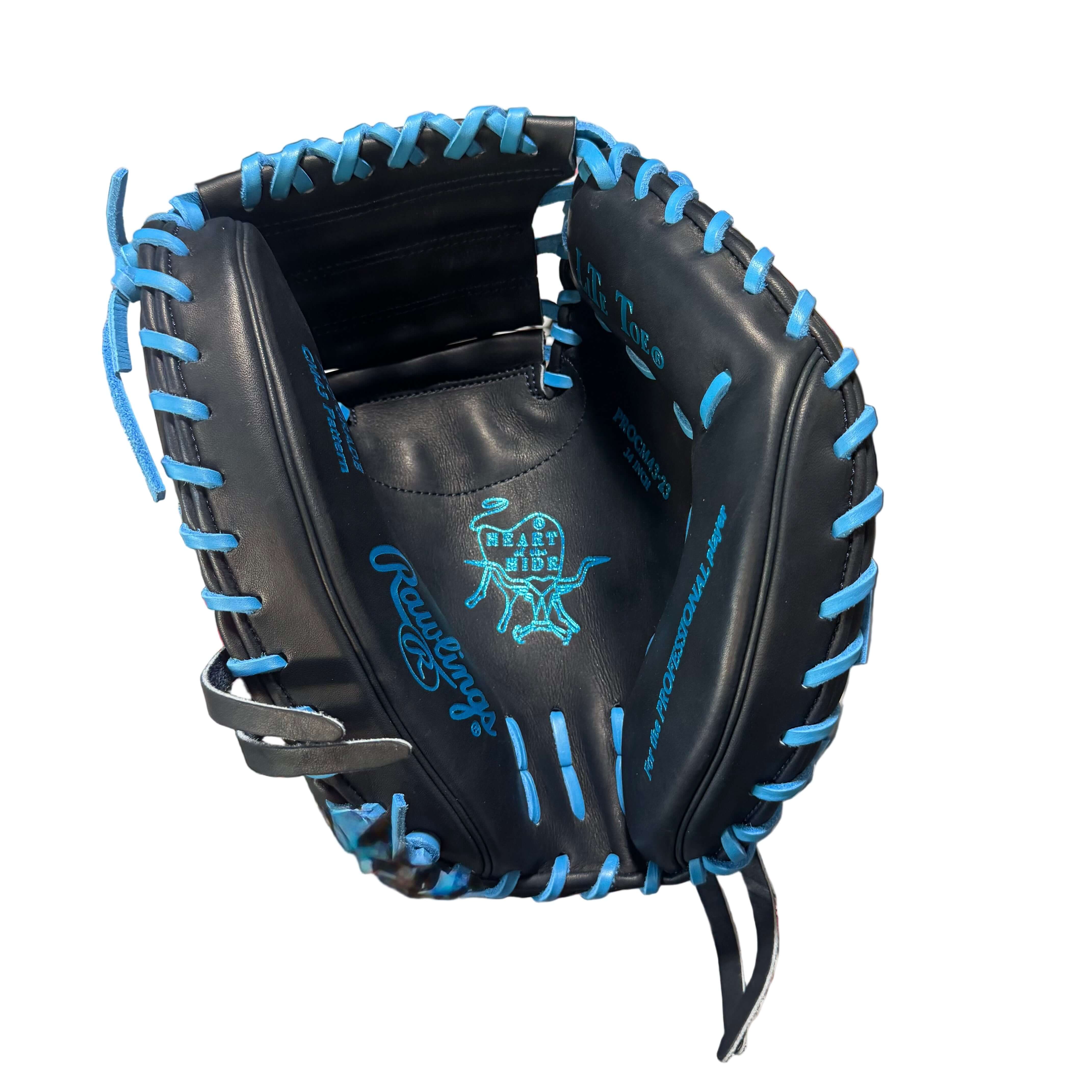Rawlings Heart of The Hide Custom Catcher's Mitt PROCM43 34" Blue Shadow