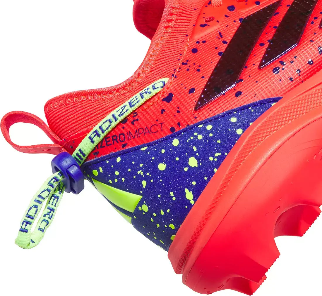 Adizero Impact TPU Kids Baseball 2.0 Shades Shoes - Lucid Red/Blue/Lemon