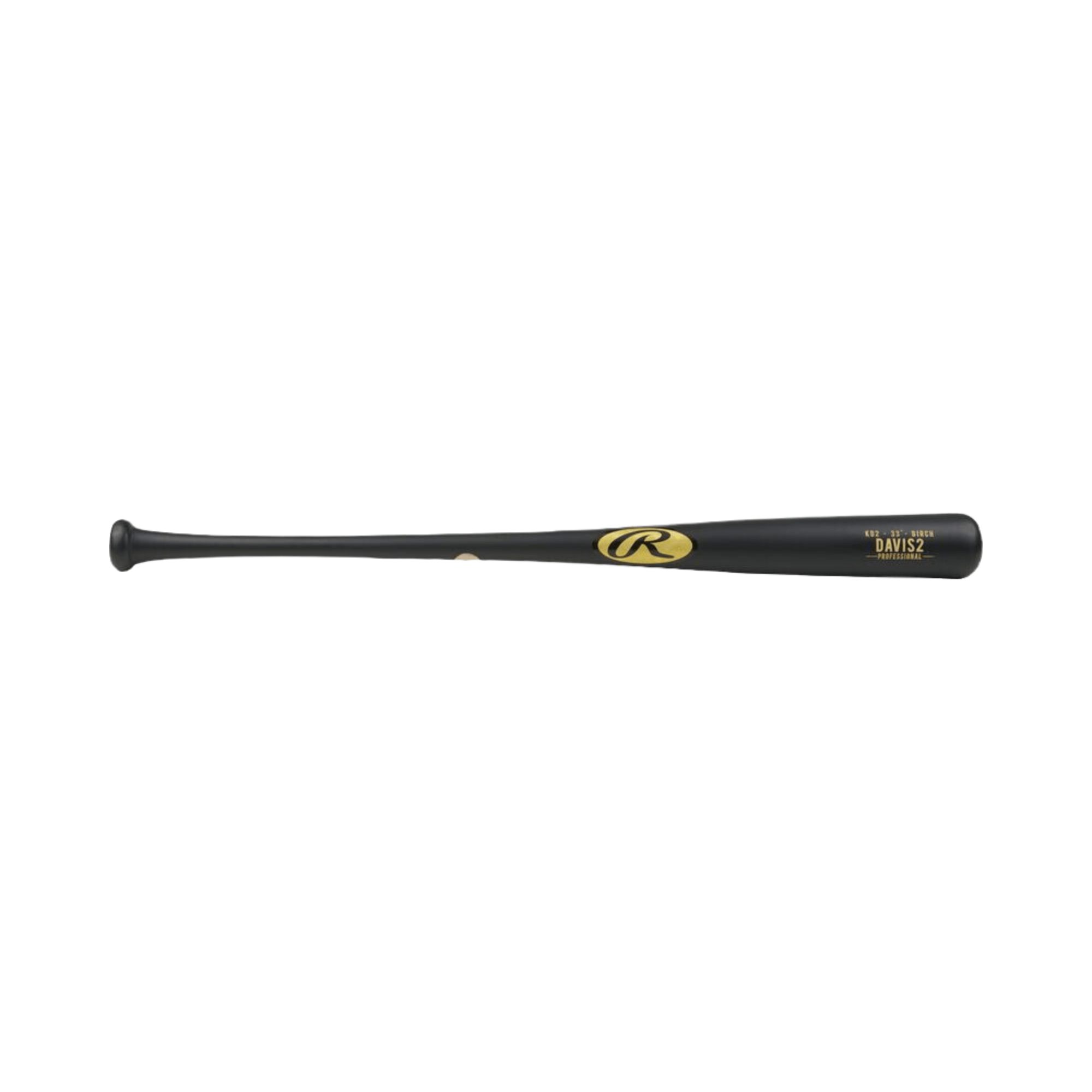 Rawlings Pro Label Kris Davis Birch wood baseball bat with cupped end