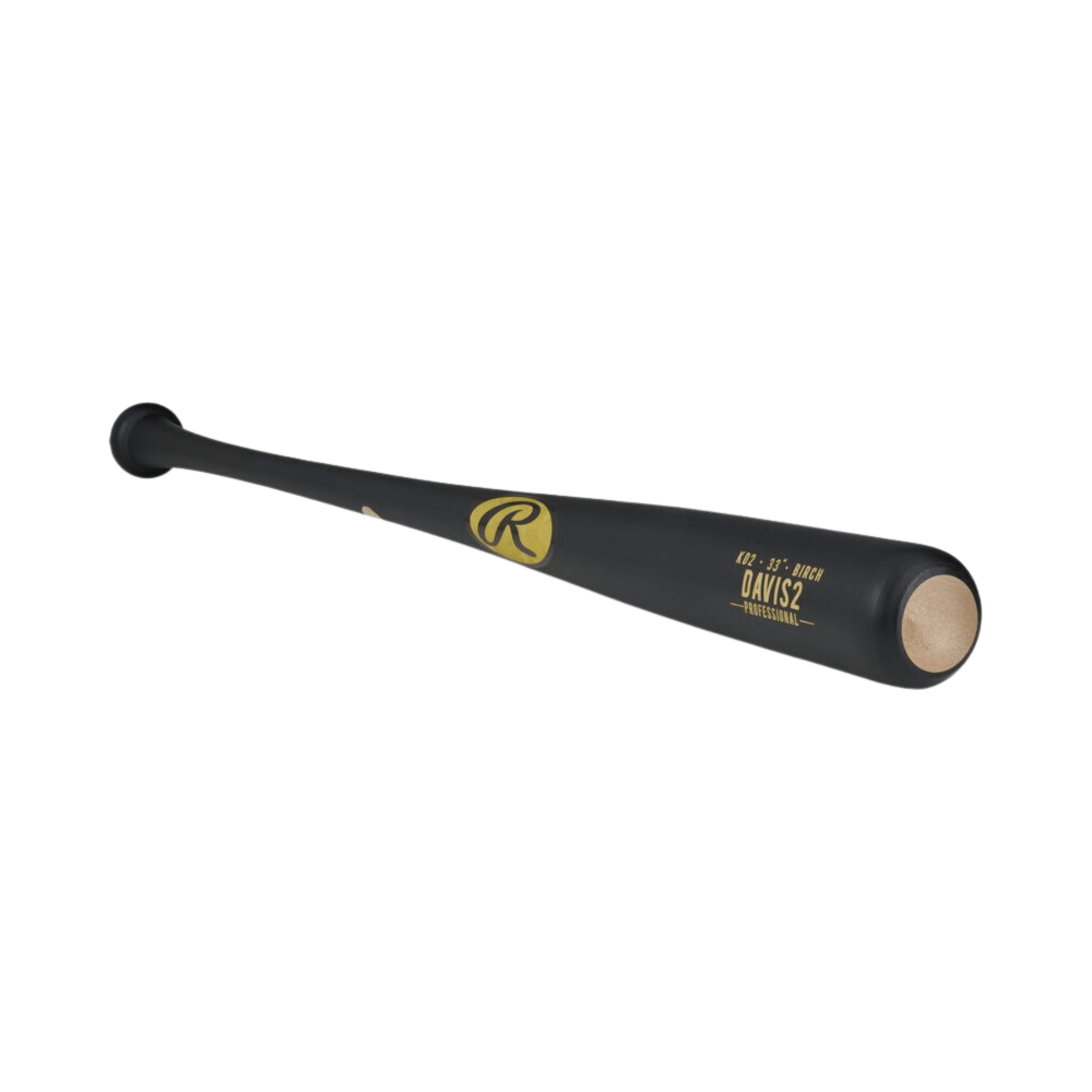 Rawlings Pro Label Kris Davis Birch wood baseball bat with cupped end