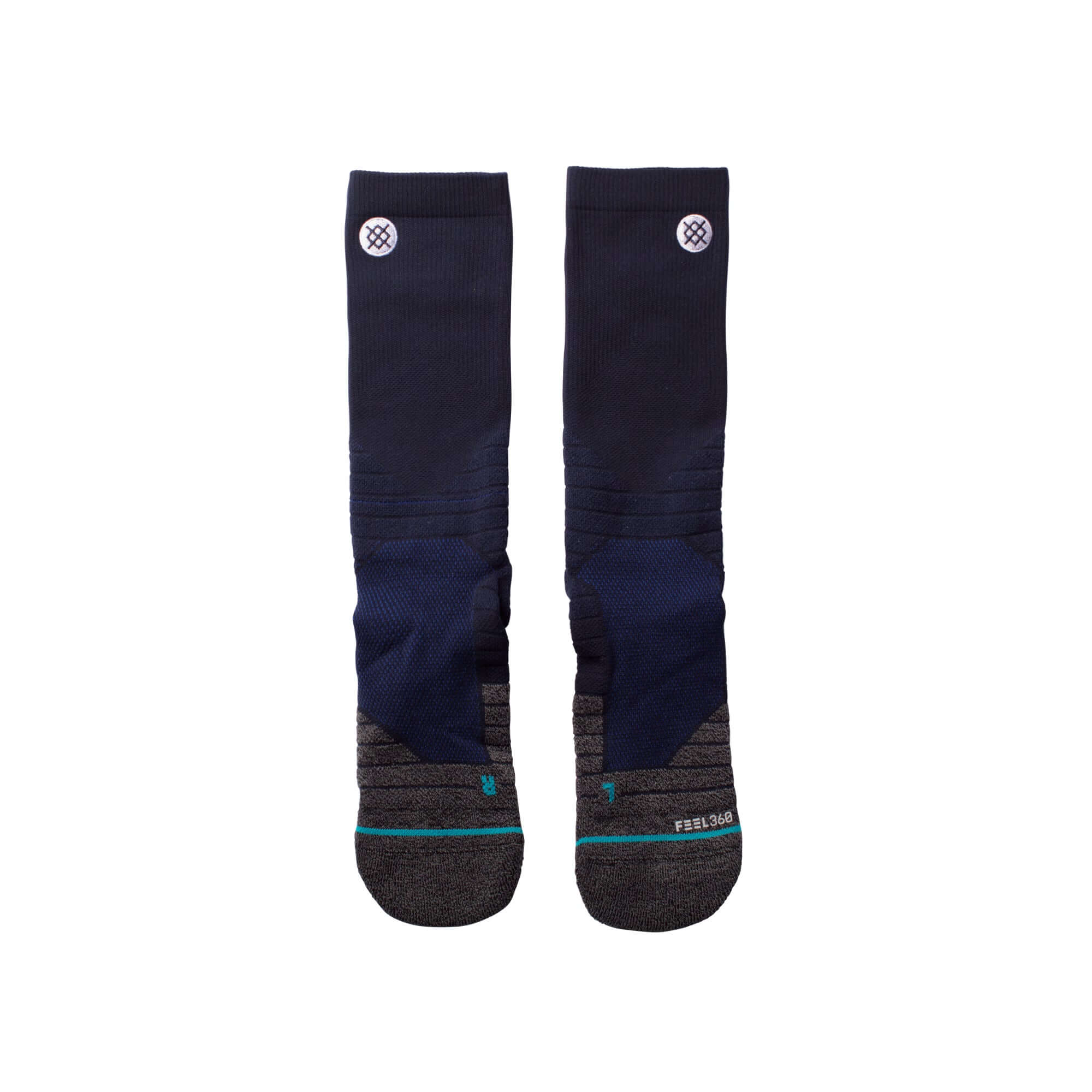 Stance MLB Diamond Pro Crew Socks in dark navy, featuring medium cushioning and performance cushioning technology.