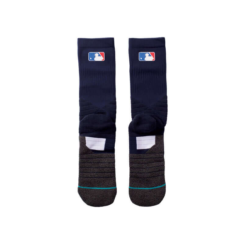 Stance MLB Diamond Pro Crew Socks in Navy featuring medium cushioning and performance technology.