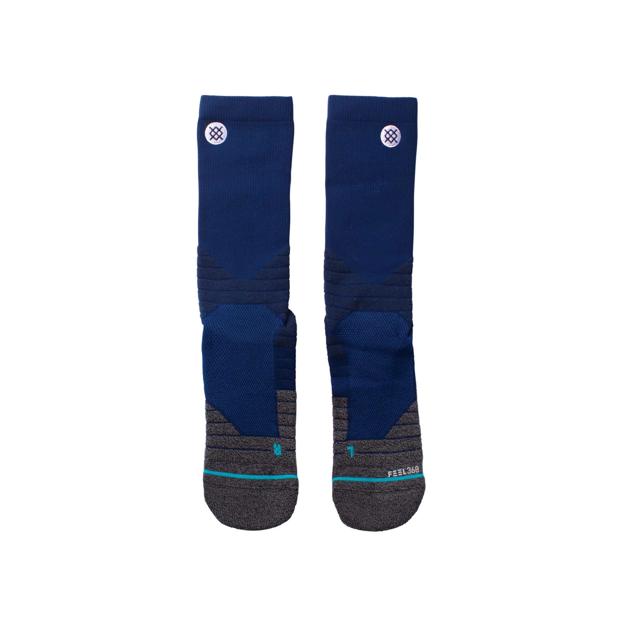 Stance MLB Diamond Pro Crew Socks in royal blue, featuring performance cushioning and a durable polyester blend.