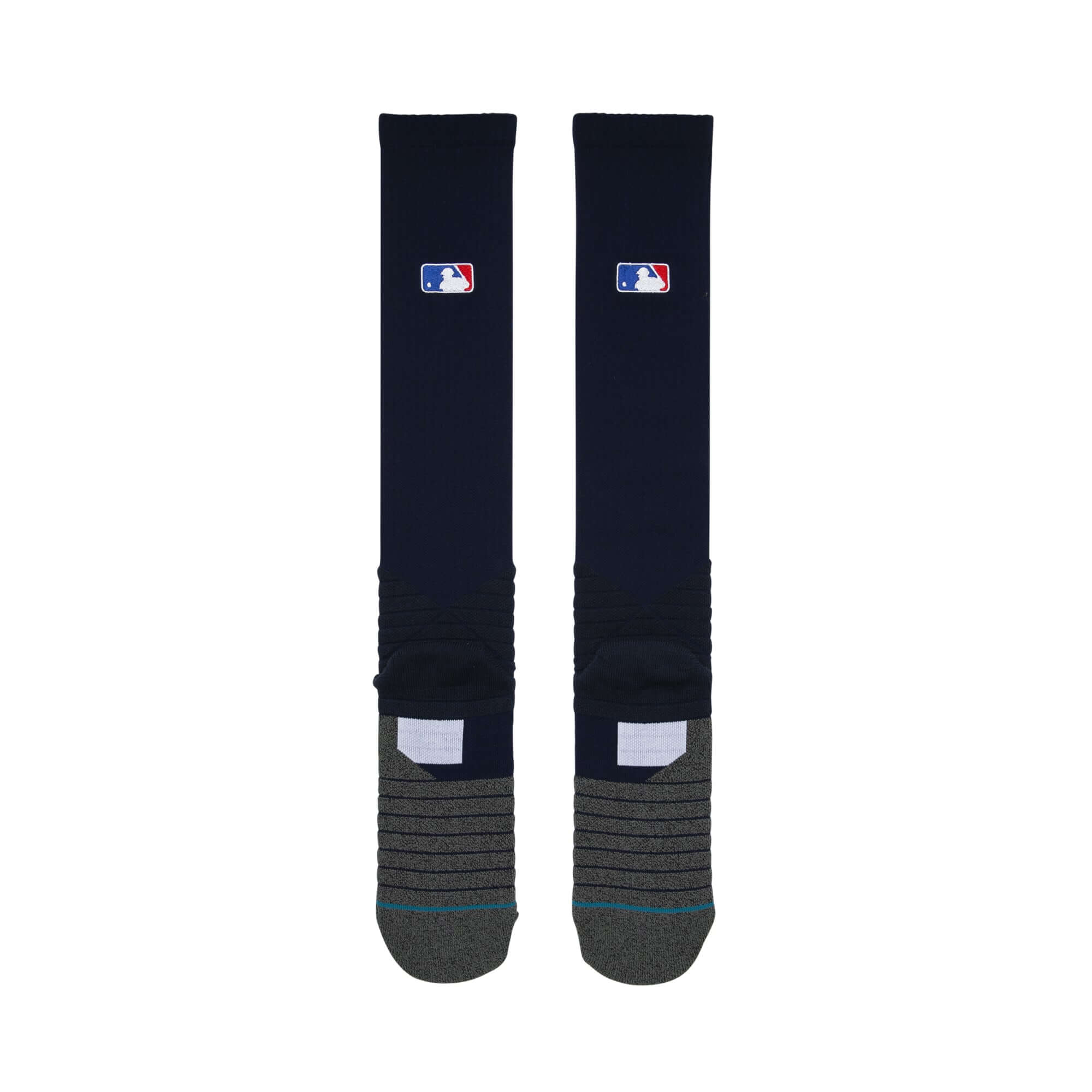 Stance MLB Diamond Pro OTC Socks in Dark Navy Blue featuring over-the-calf design and durable nylon blend for performance.