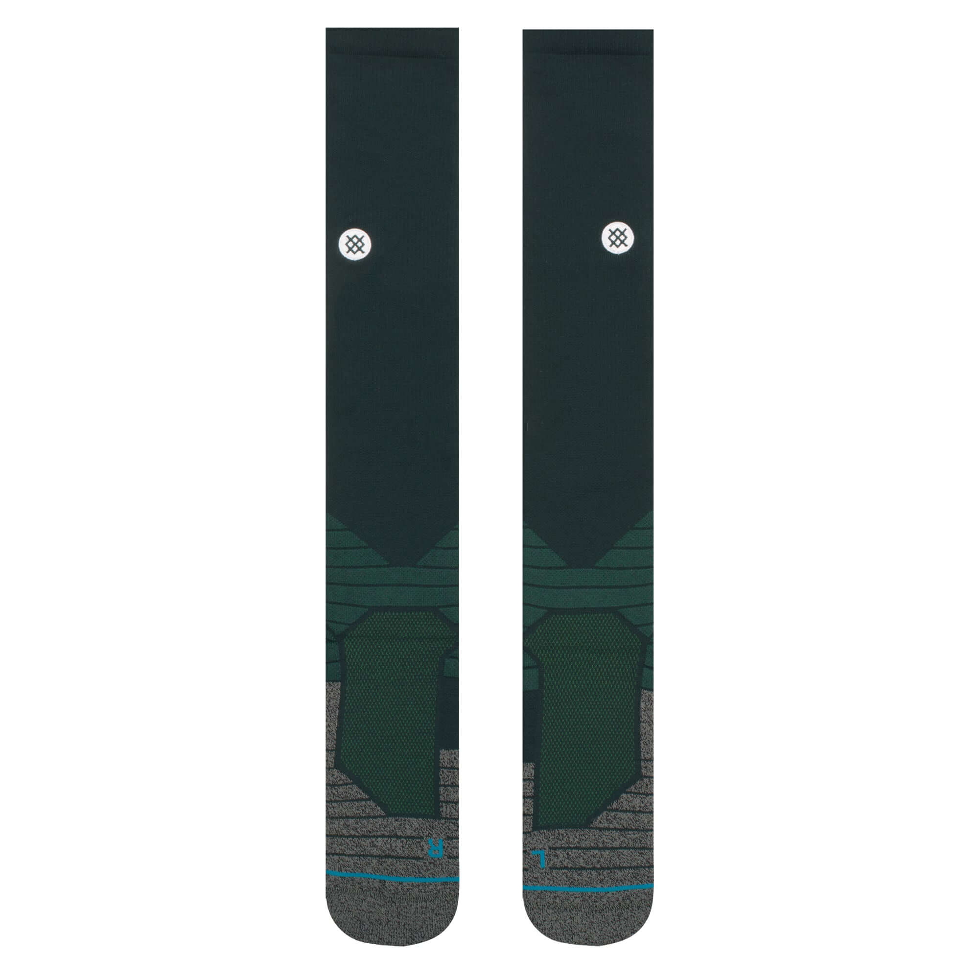 Stance MLB Diamond Pro OTC Socks in green, designed for comfort and support during baseball games and practices.