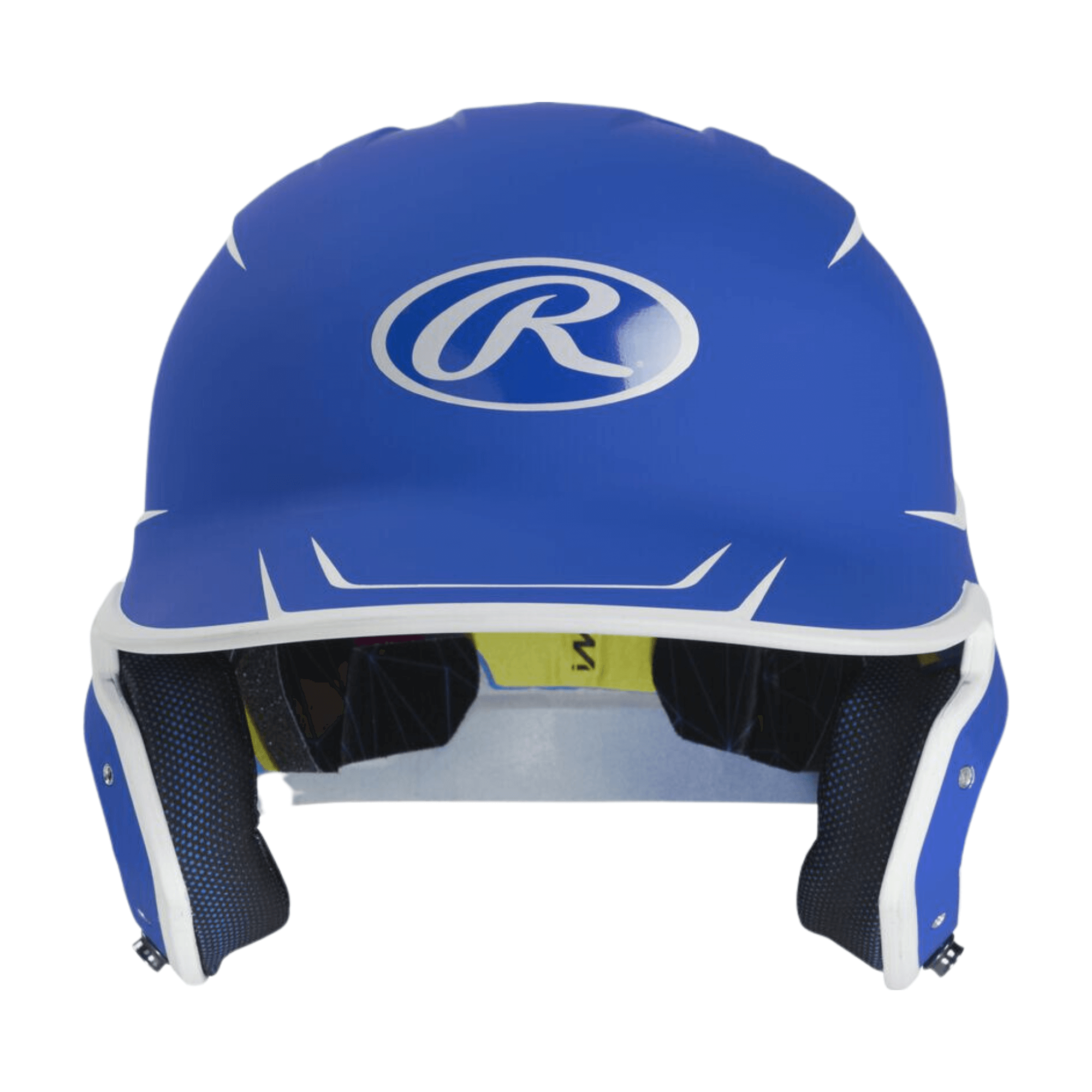 Rawlings Mach 2-Tone Helmet Royal/White Junior, sizes 6 3/8 to 7 1/8